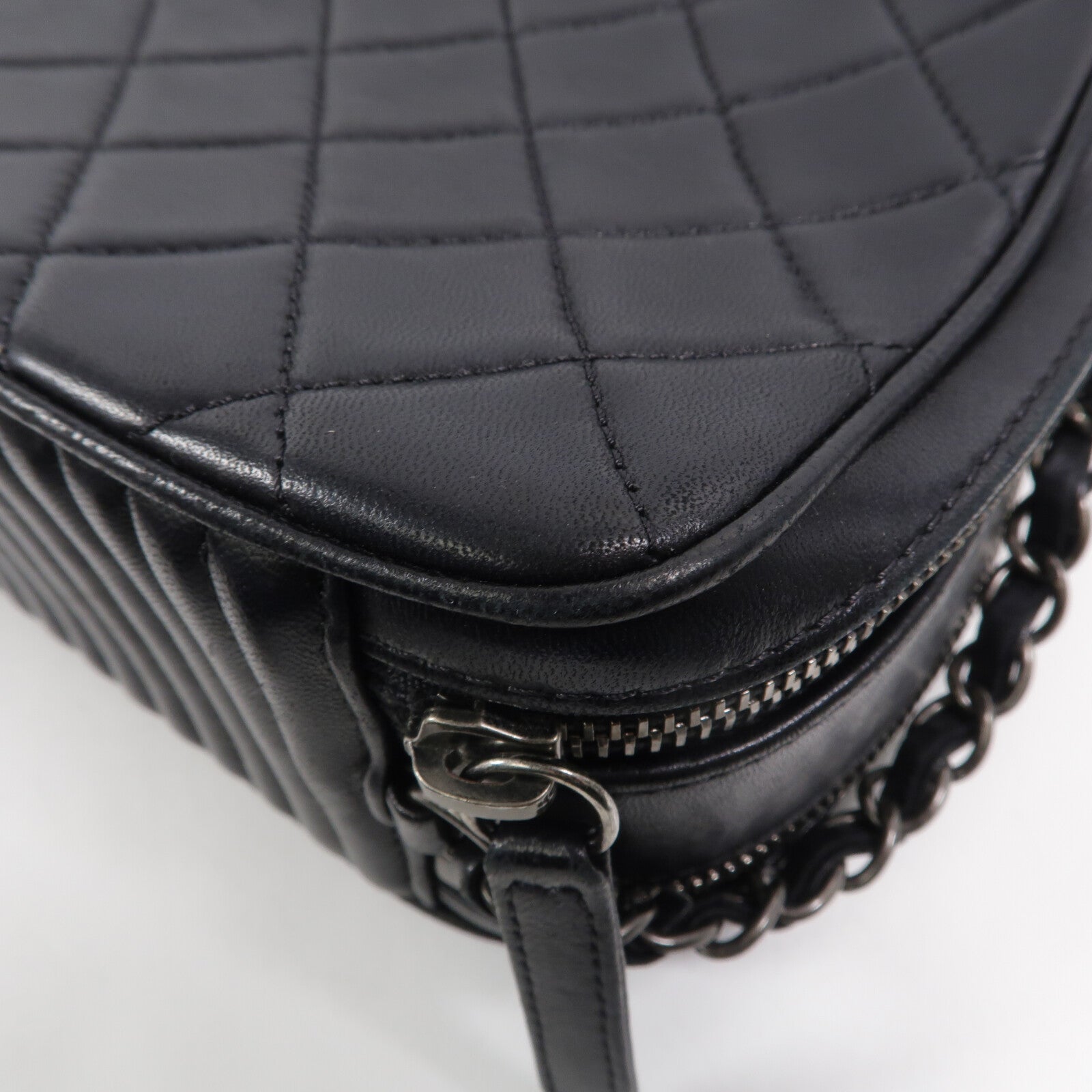 CHANEL 牛皮皮革Shoulder Bag鏈帶肩背袋