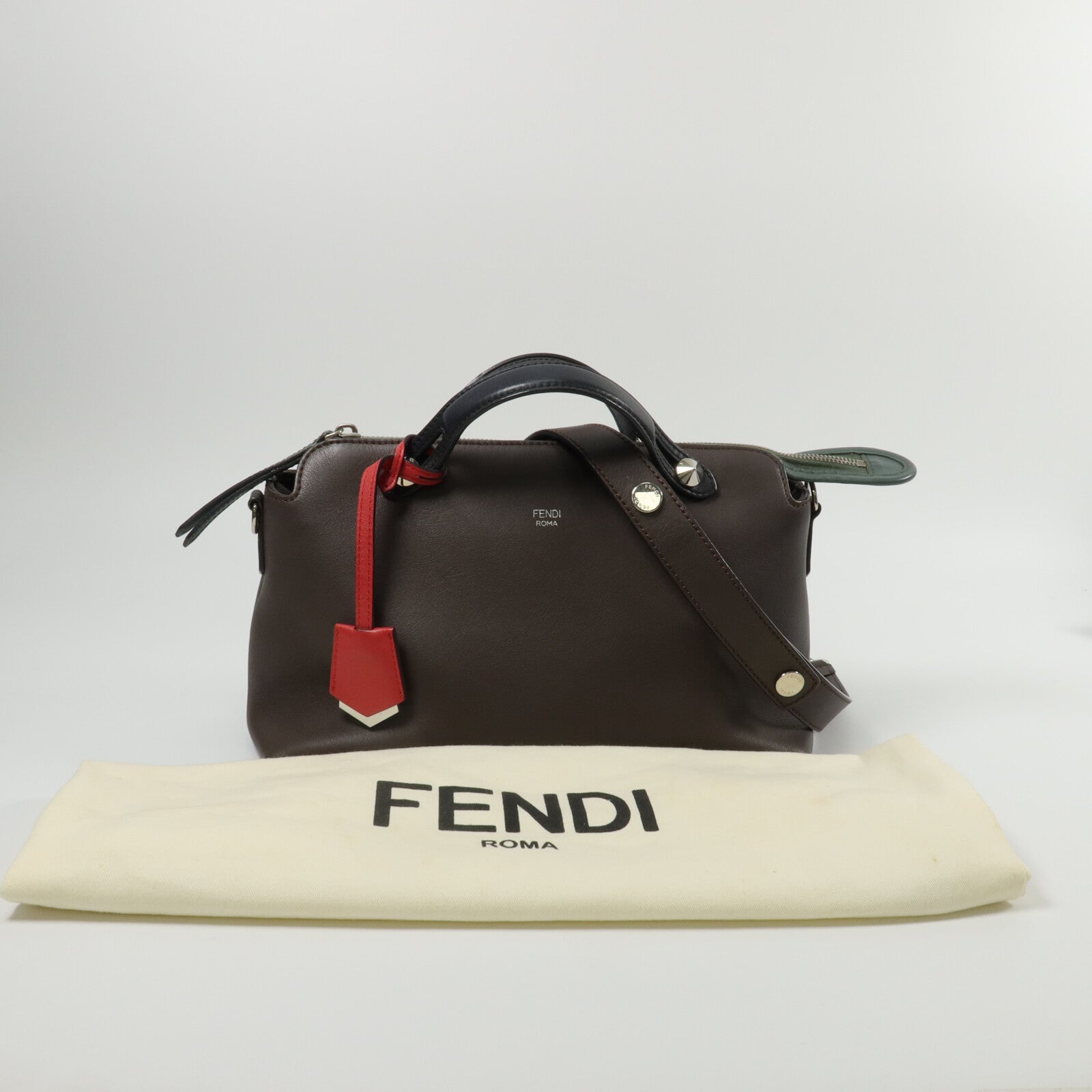 FENDI 牛皮皮革By The Way手挽肩背兩用袋