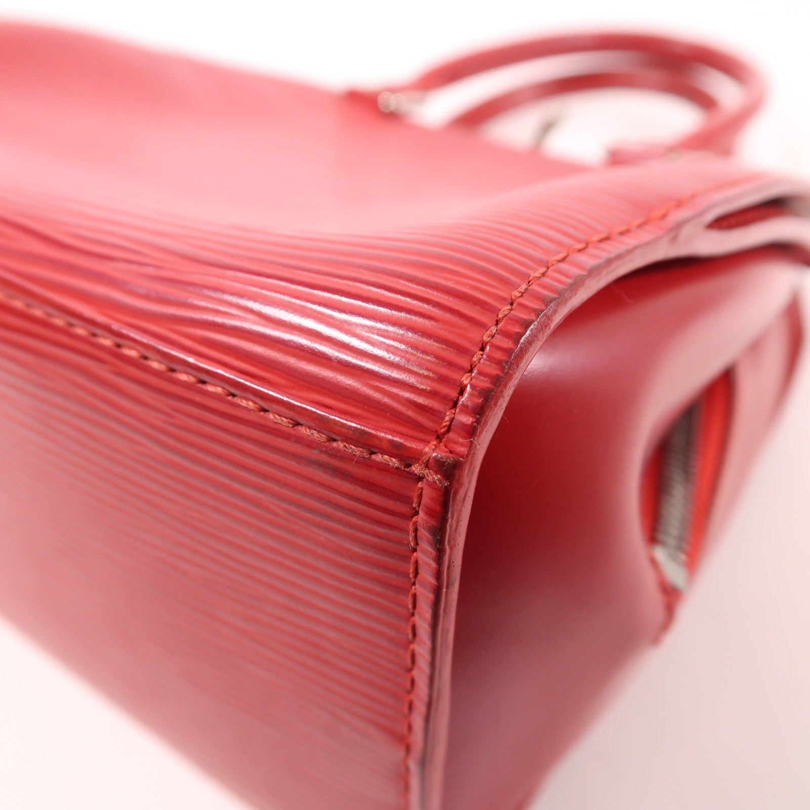 LOUIS VUITTON LV SHW Pont Neuf Hand Bag M52057 Epi Red