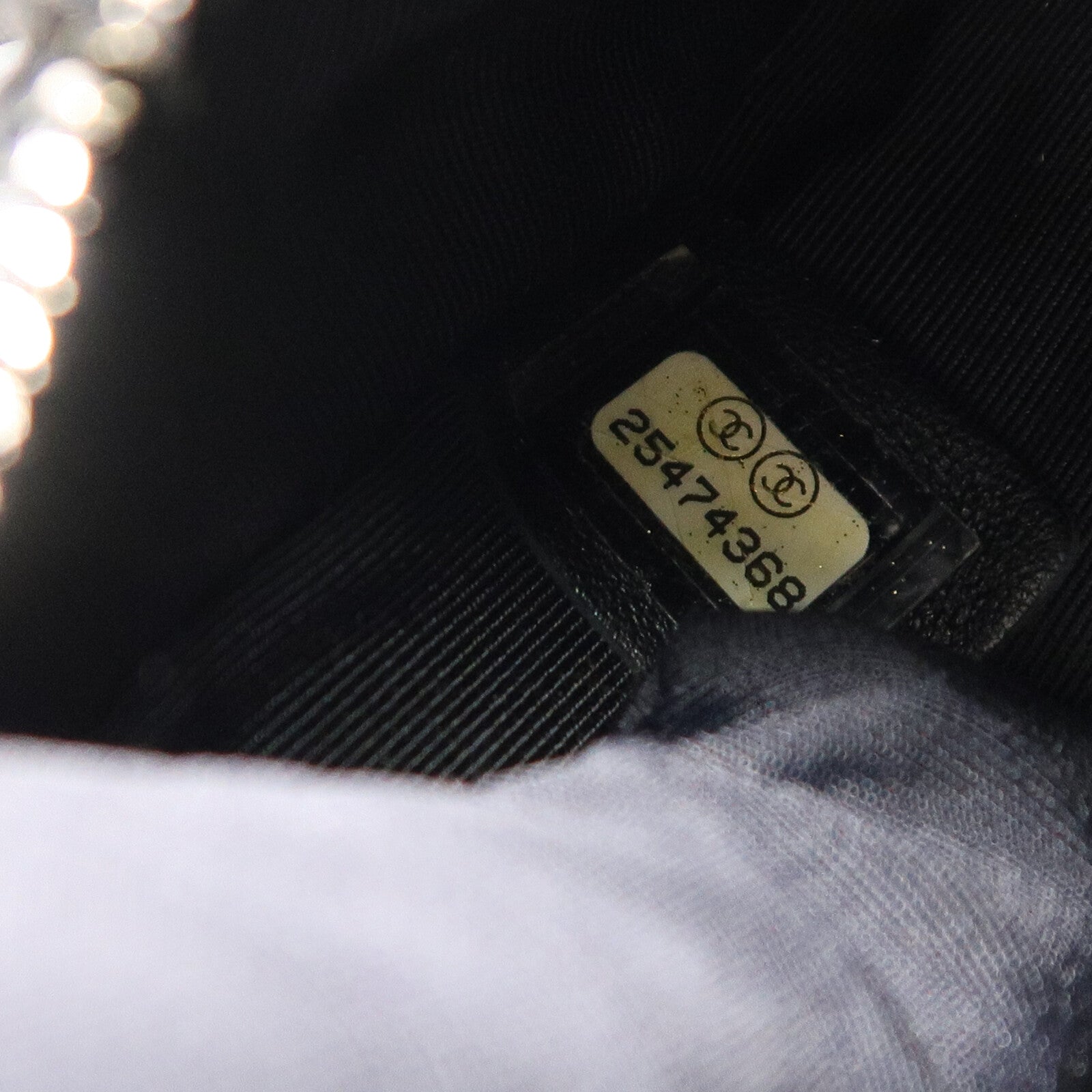 CHANEL 牛皮皮革Top Handle Flap Bag鏈帶手挽肩背兩用袋