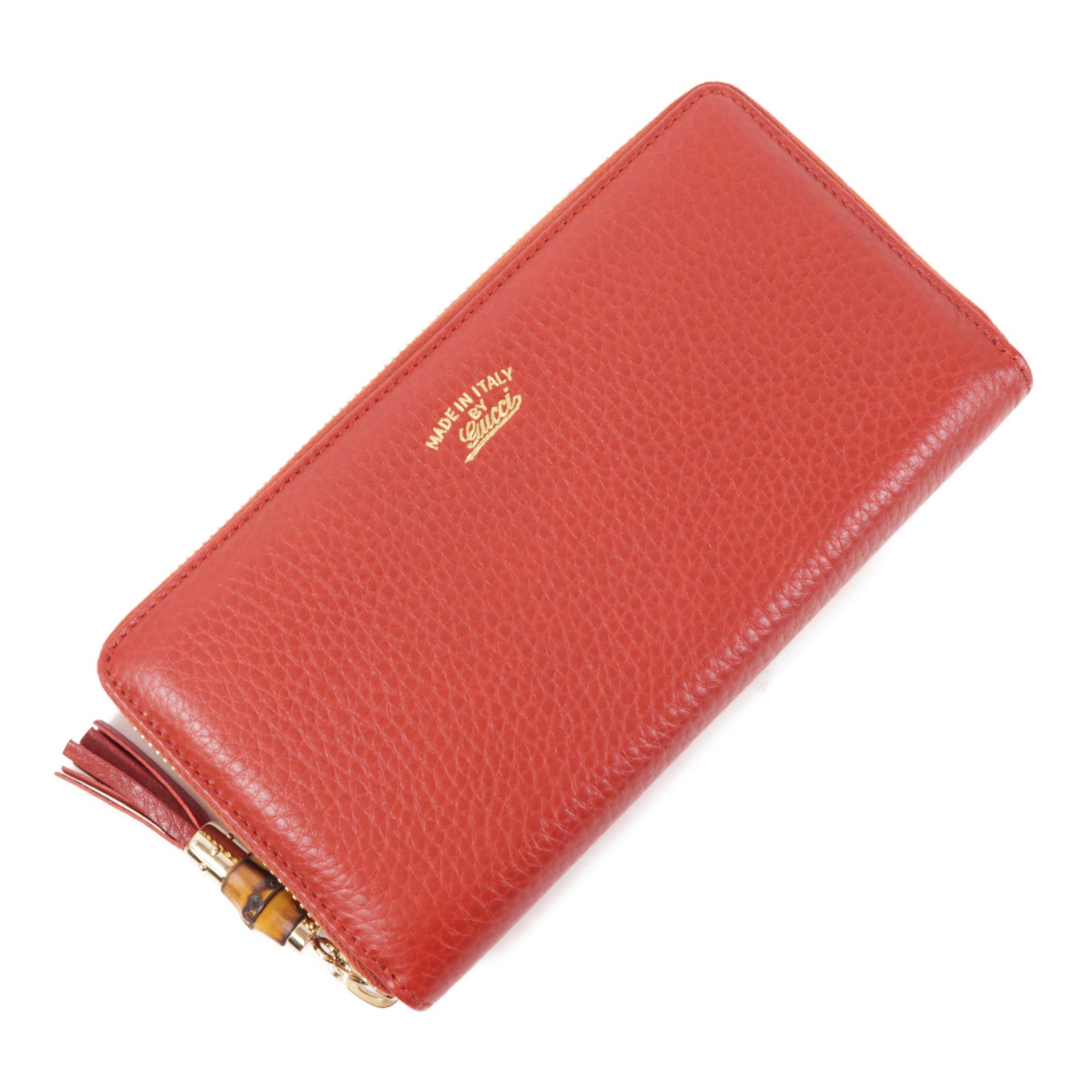 GUCCI 牛皮皮革Long Wallet金扣長錢包