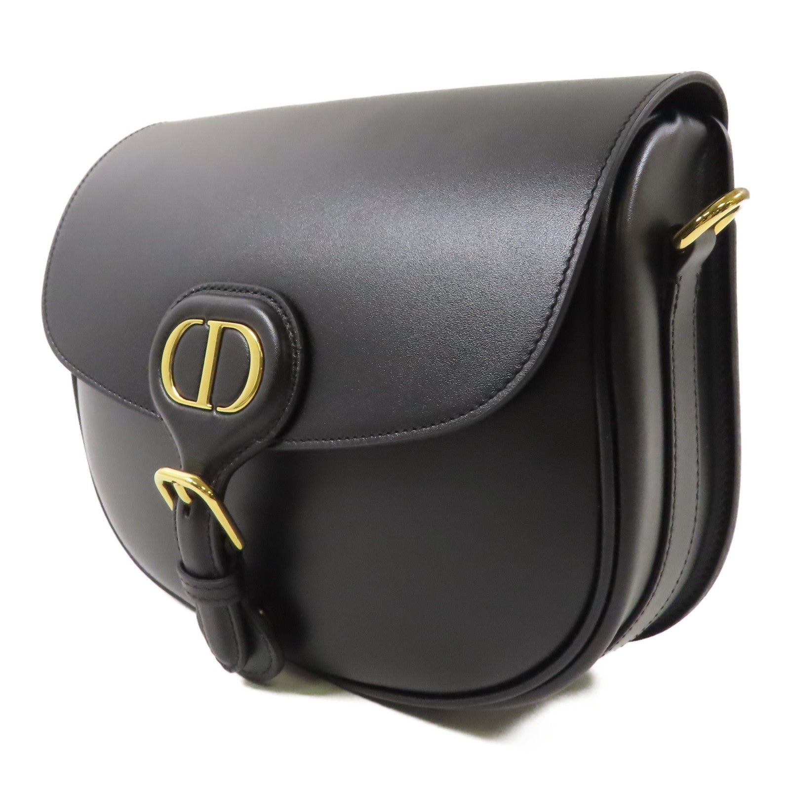 Dior 牛皮皮革Bobby金扣肩背袋