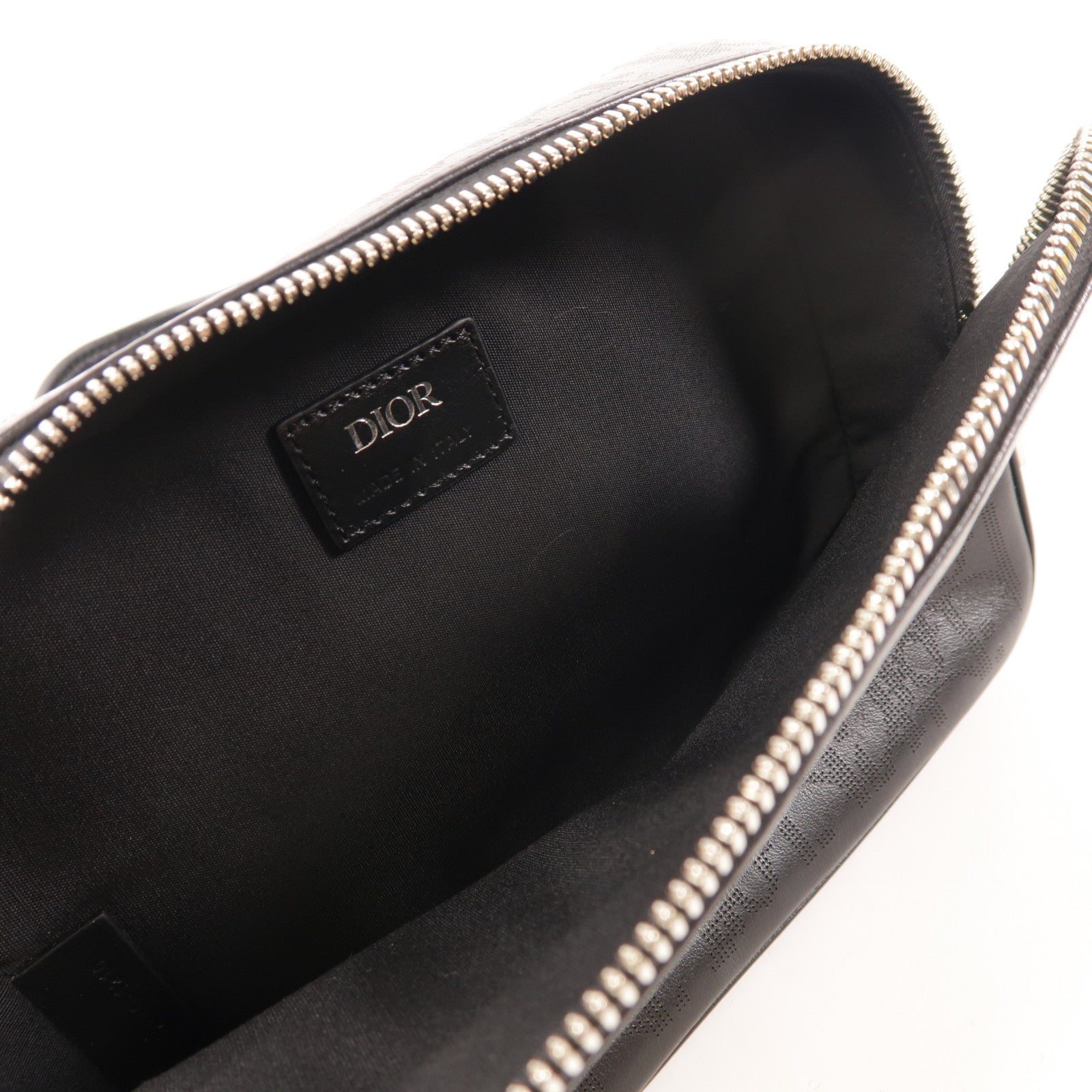 Dior 【激減優惠】牛皮皮革Men Galaxy Sagair Messenger Bag銀扣肩背袋