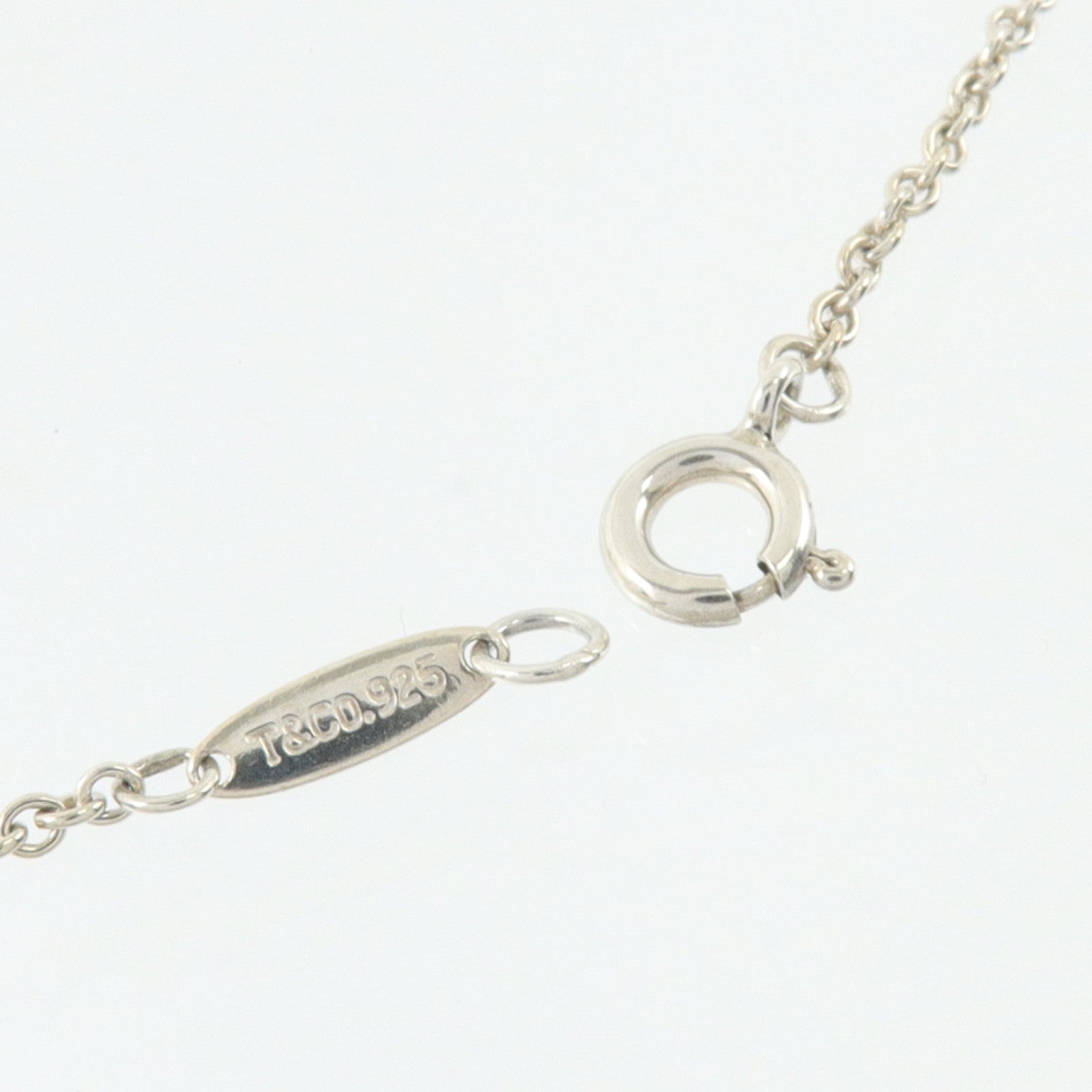 TIFFANY＆CO 925純銀Elsa Peretti Teardrop 5 Bracelet手鏈