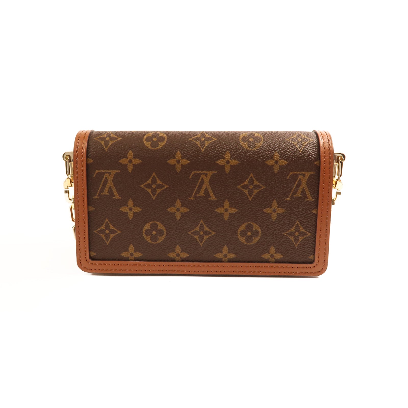 LOUIS VUITTON 【激減優惠】Monogram Reverse Dauphine East West金扣手挽肩背兩用袋