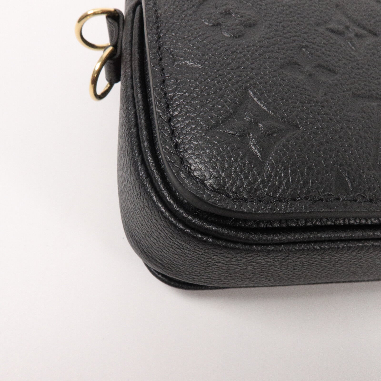 LOUIS VUITTON Monogram Empreinte Pochette Metis East West手挽肩背兩用袋