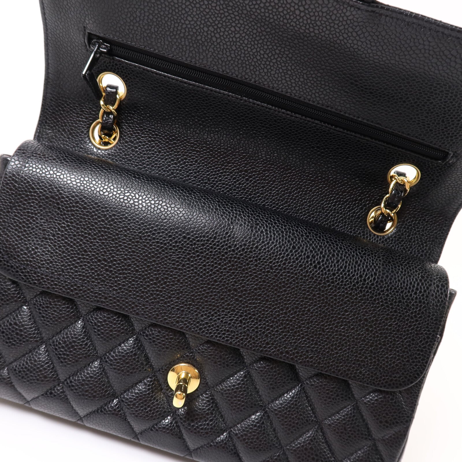 CHANEL 牛皮皮革Classic 25金扣鏈帶肩背袋