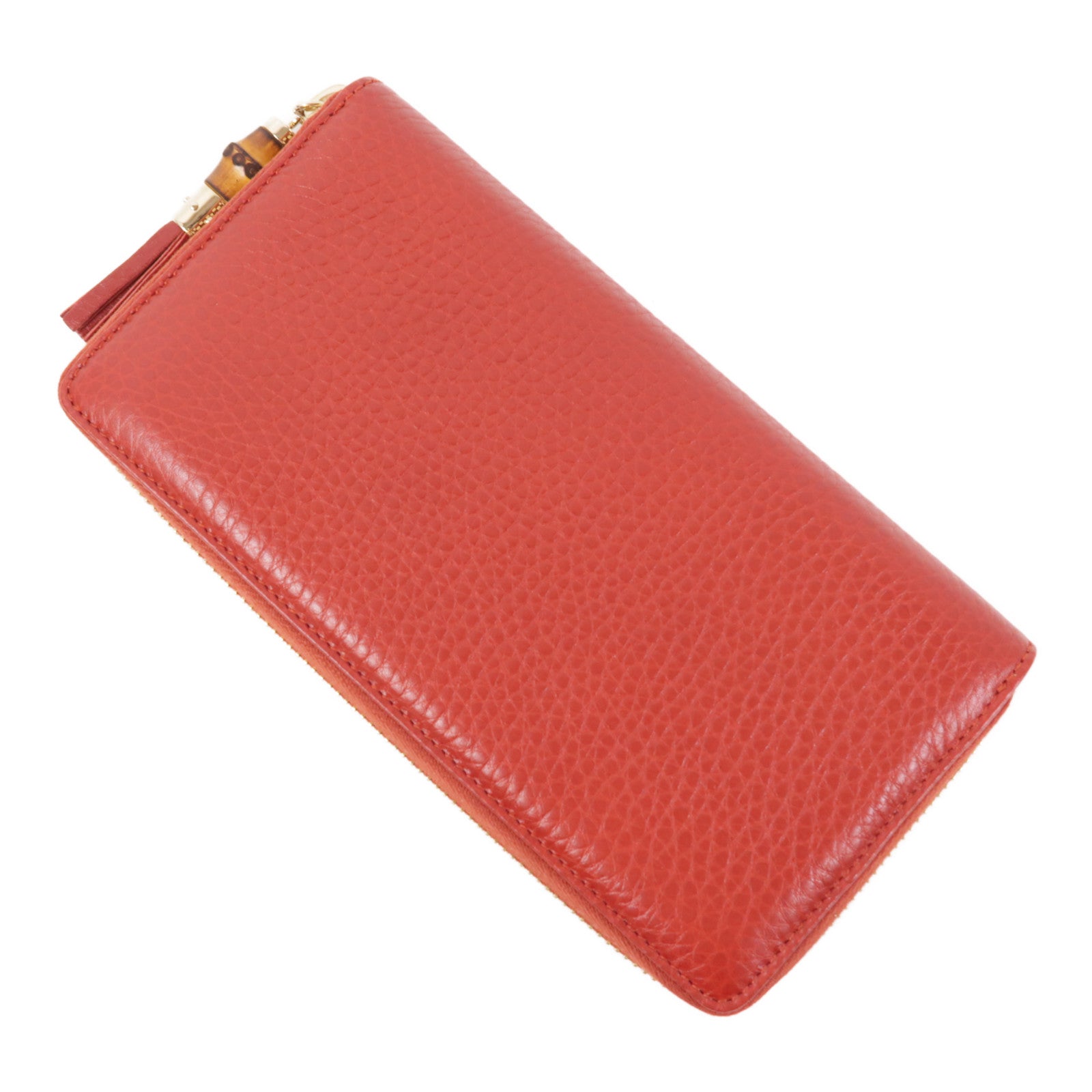 GUCCI 牛皮皮革Long Wallet金扣長錢包