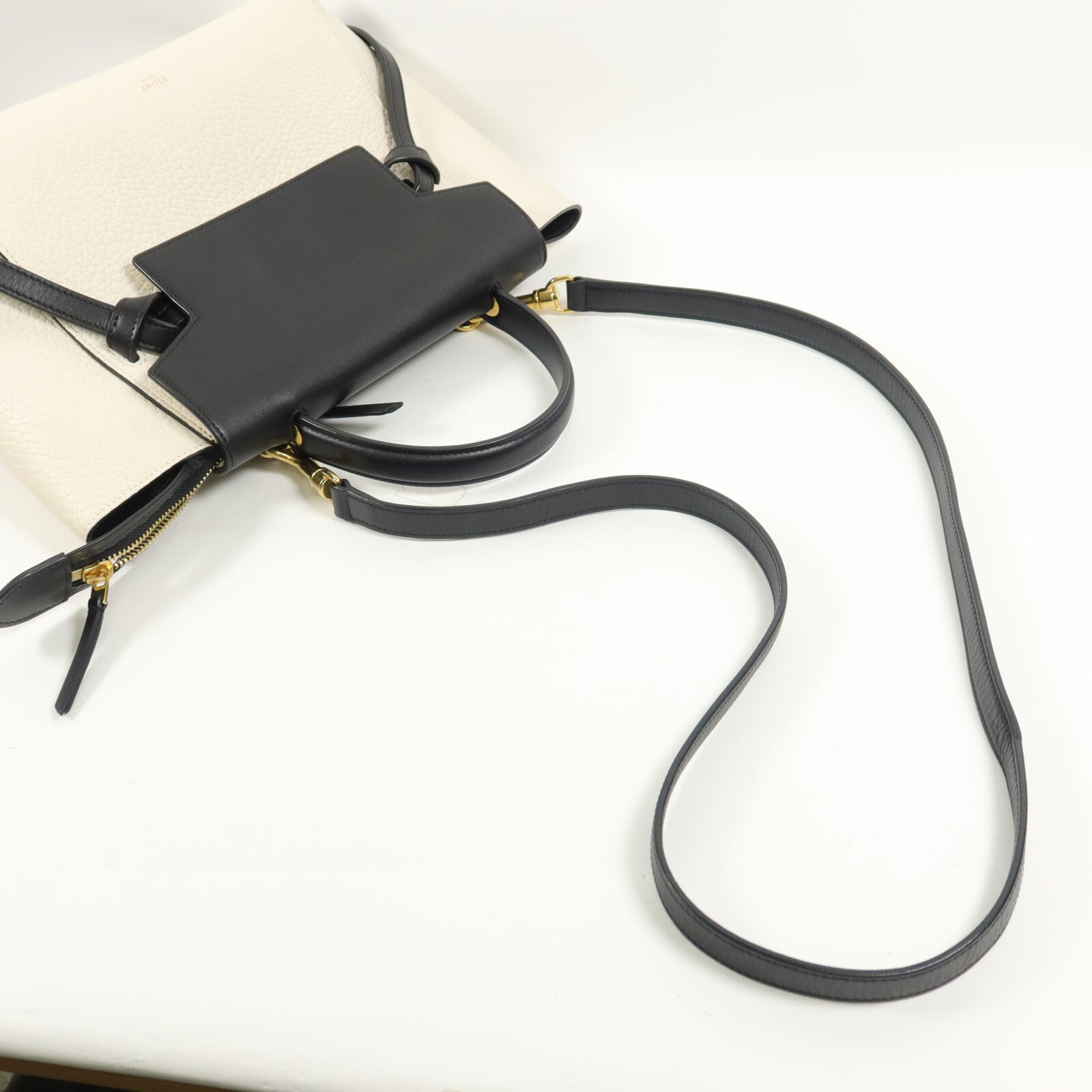 CELINE 牛皮皮革Micro Belt手挽肩背兩用袋