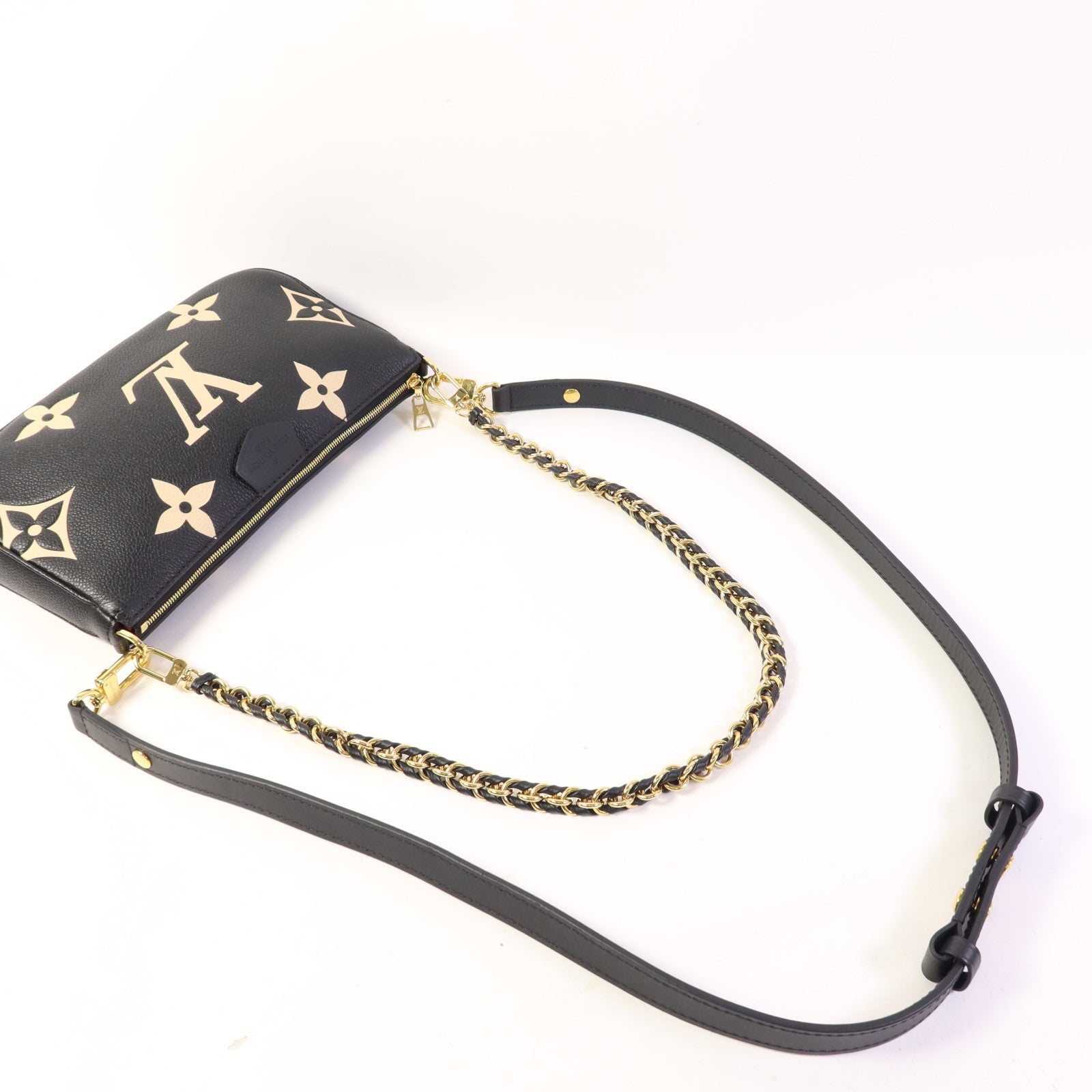 LOUIS VUITTON Monogram Empriente Multi Pochette Accessoires金扣手挽肩背兩用袋