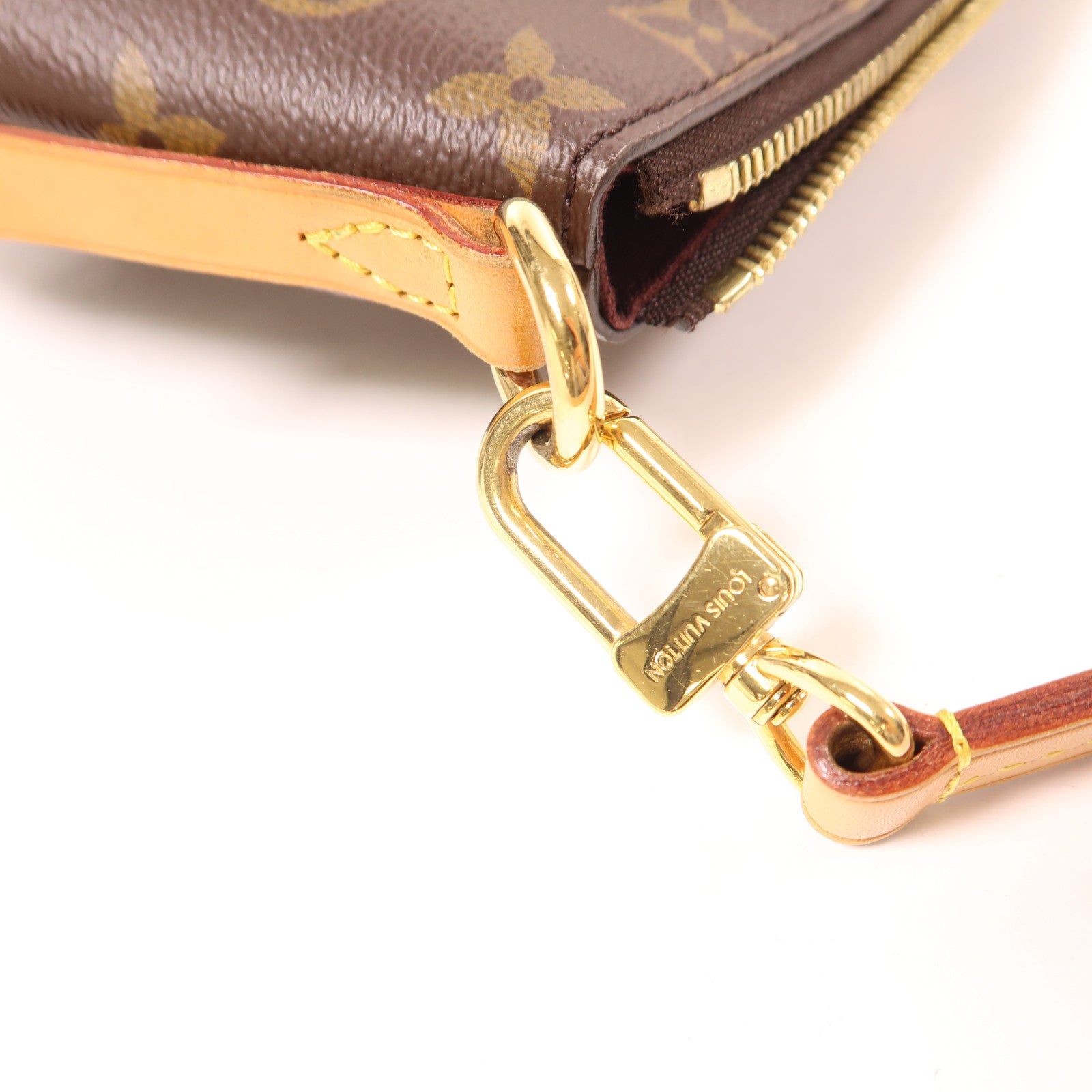 LOUIS VUITTON Monogram Turenne PM金扣手挽肩背兩用袋棕色