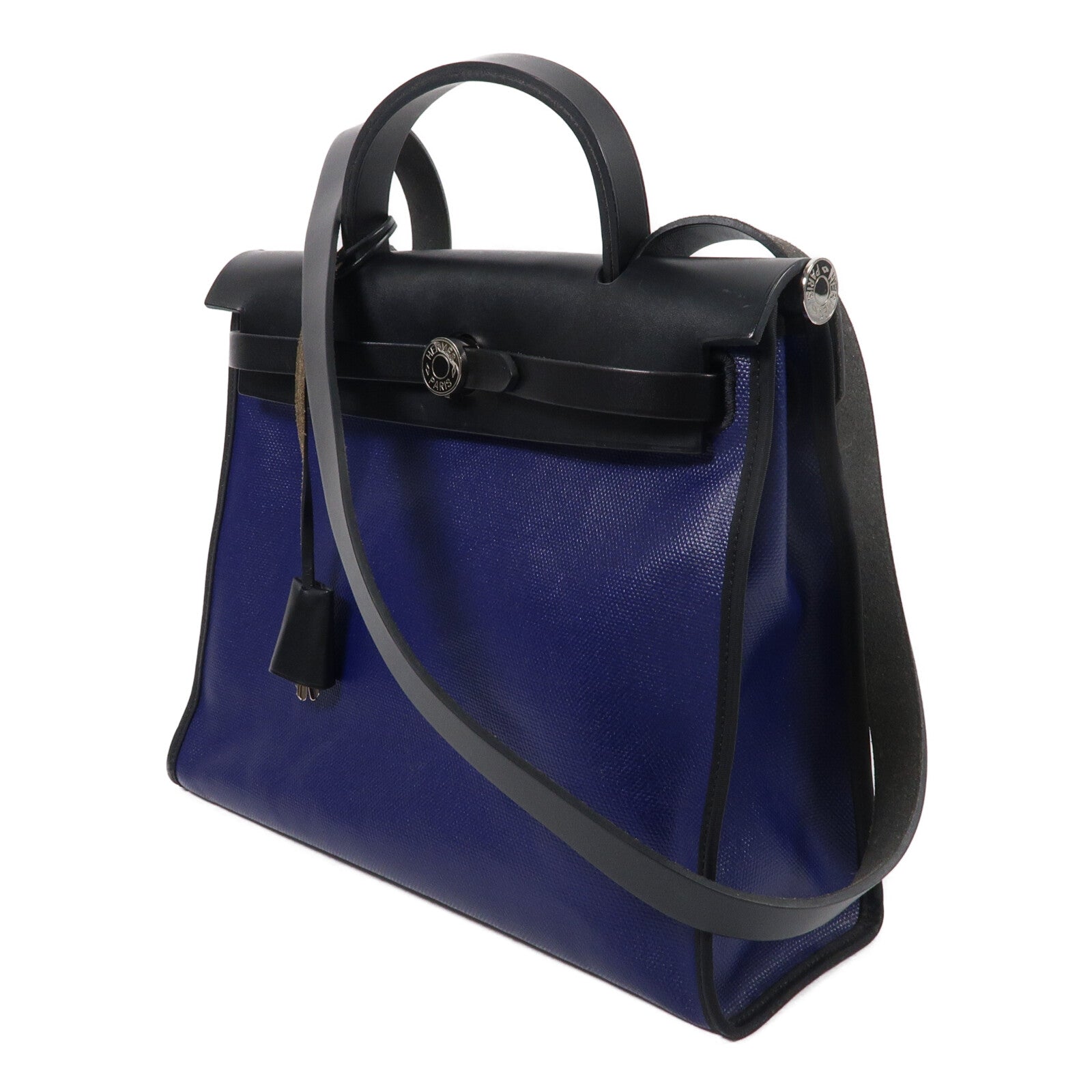 HERMES 塗層帆布Herbag PM手挽肩背兩用袋