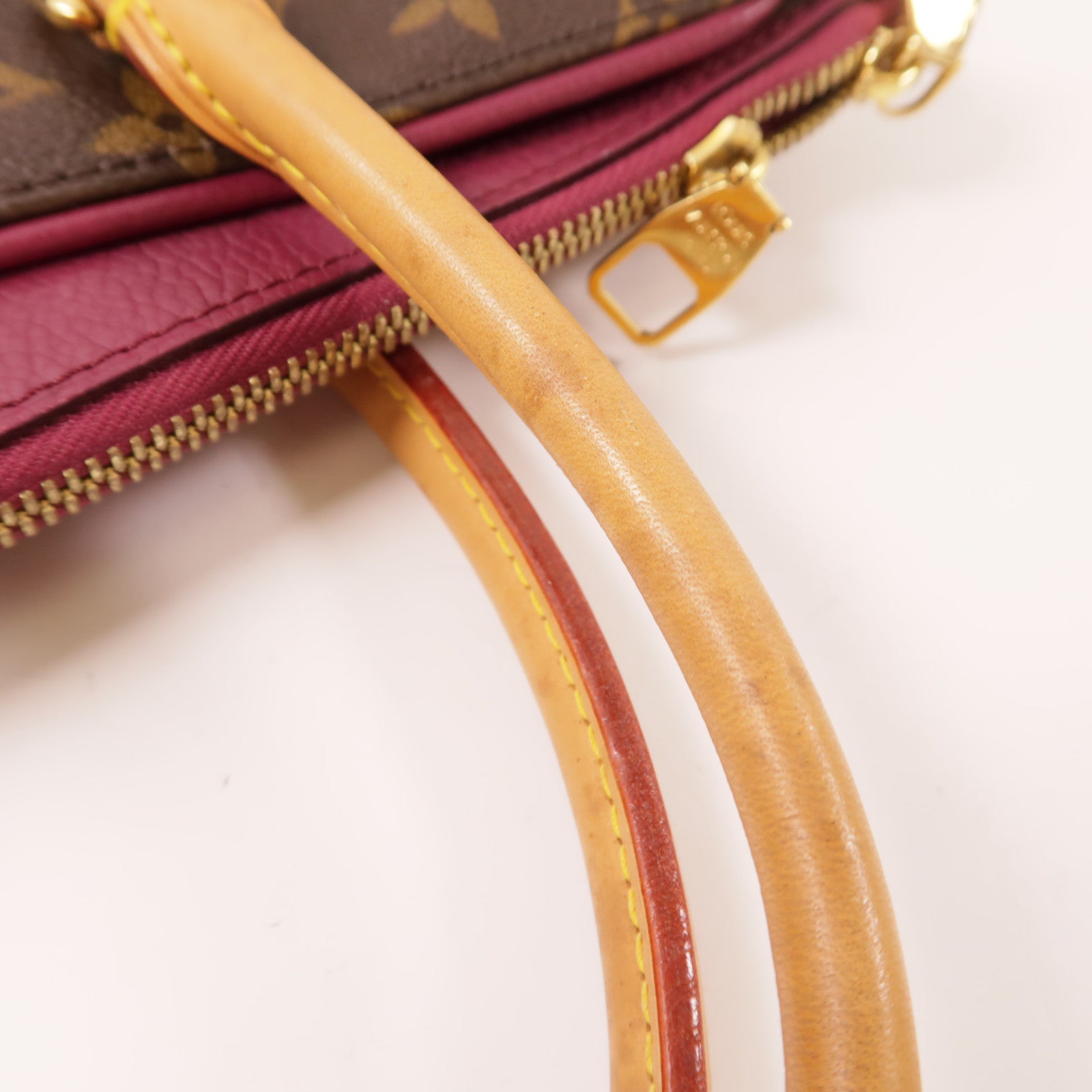 LOUIS VUITTON Monogram Pallas金扣手挽肩背兩用袋