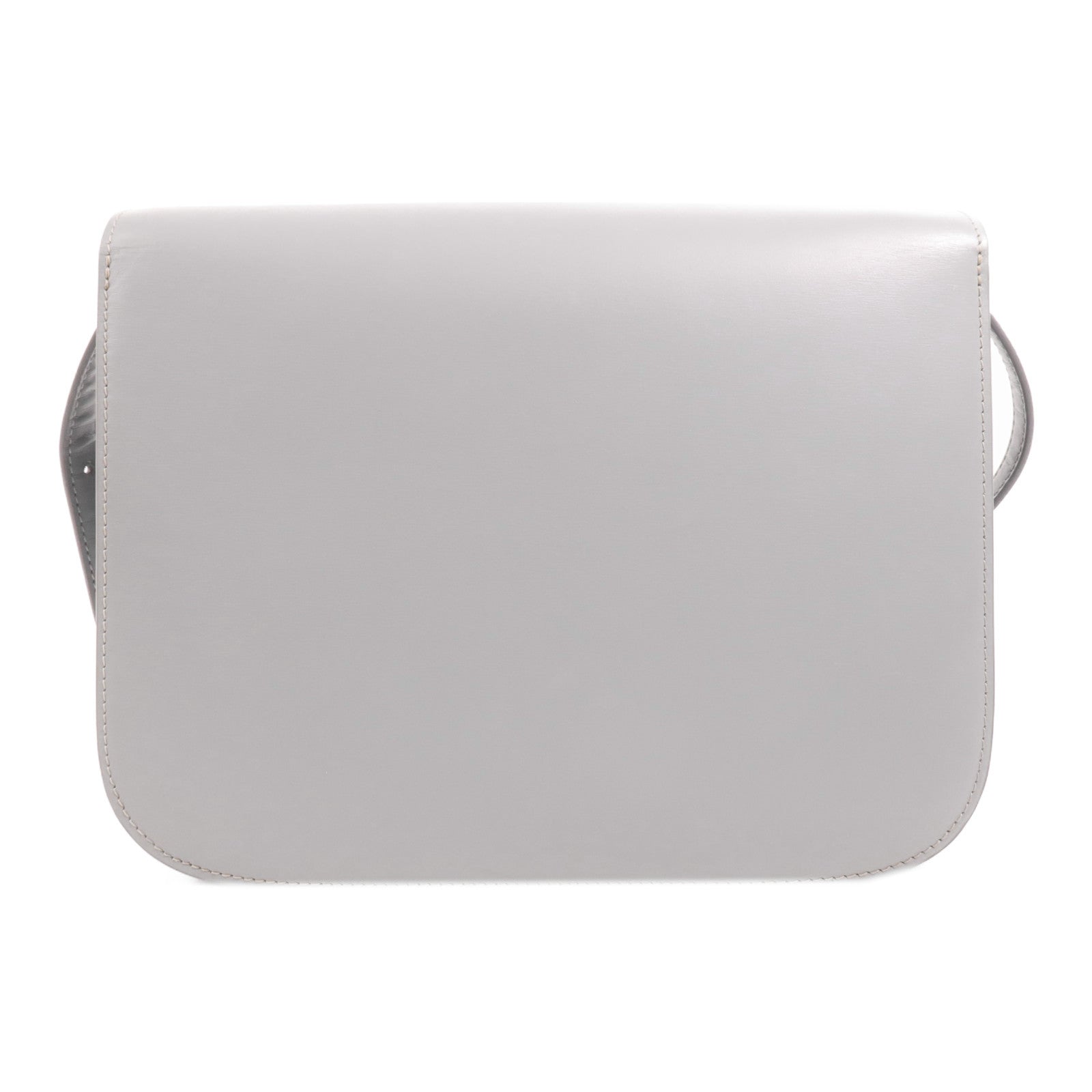 CELINE 牛皮皮革Classic Box銀扣肩背袋