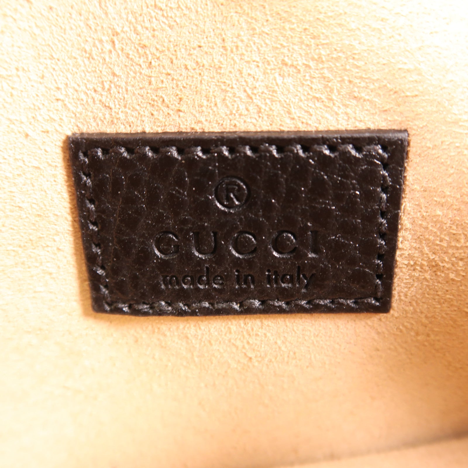 GUCCI 牛皮皮革Dionysus Super Mini銀扣鏈帶肩背袋