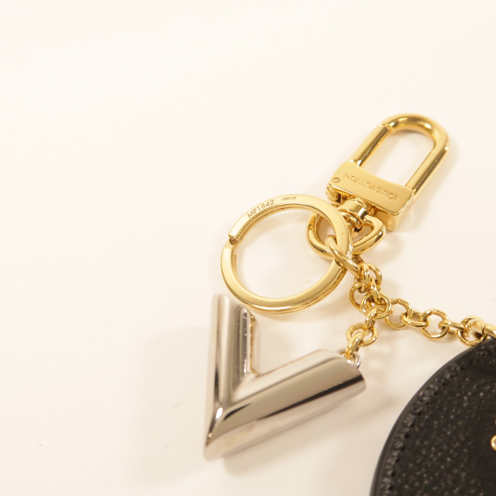 LOUIS VUITTON Monogram Charm Keyring Portocle Night Light金扣掛飾