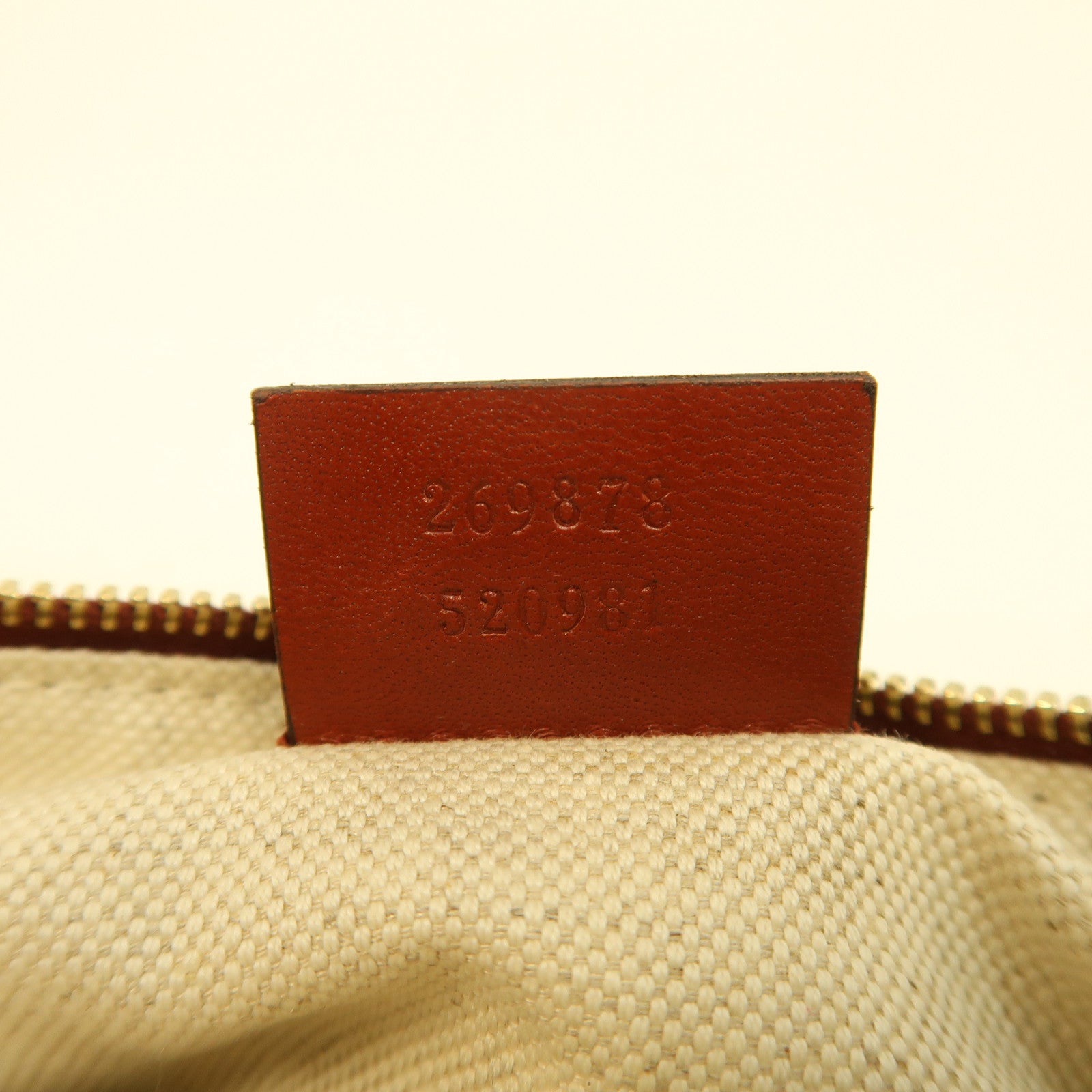 GUCCI 帆布Shoulder Bag金扣肩背袋啡色