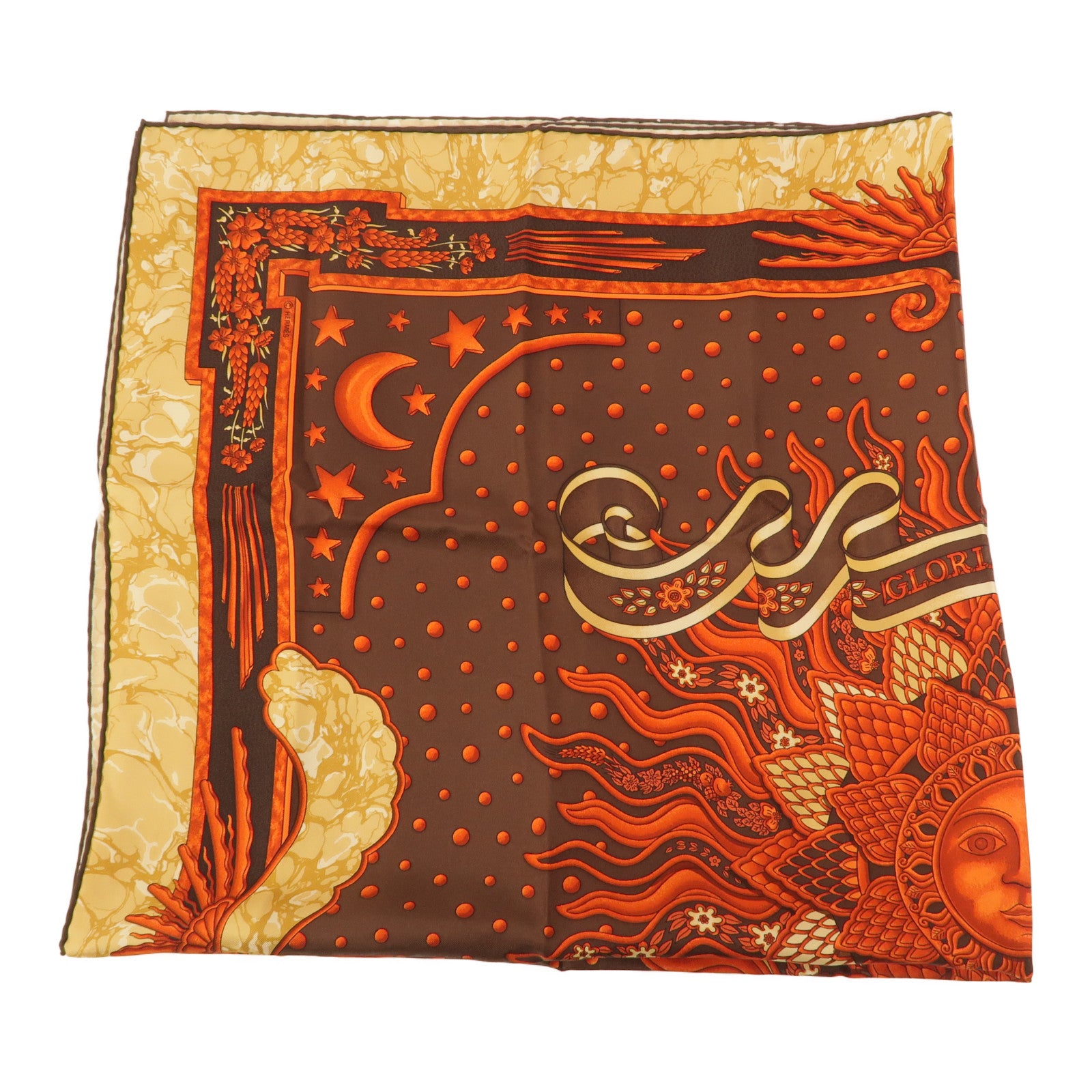 HERMES 絲質Scarf 90x90cm絲巾