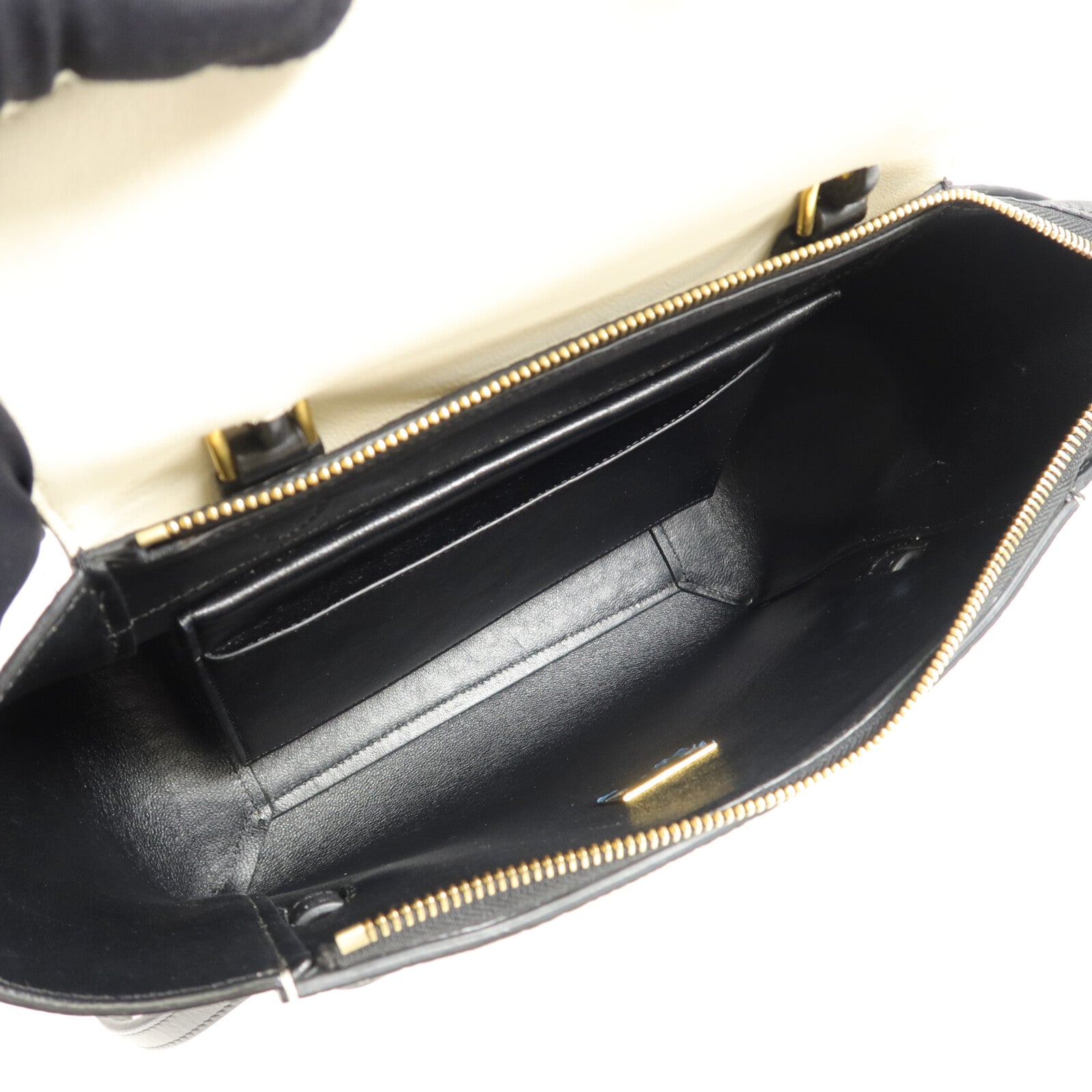 CELINE 牛皮皮革Micro Belt手挽肩背兩用袋
