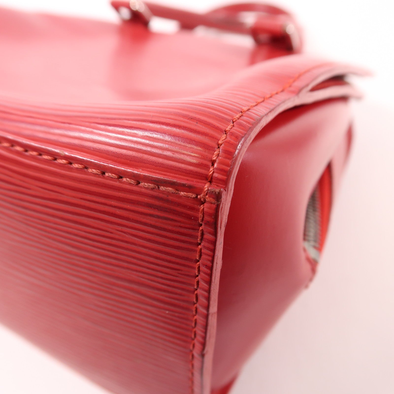 LOUIS VUITTON LV SHW Pont Neuf Hand Bag M52057 Epi Red