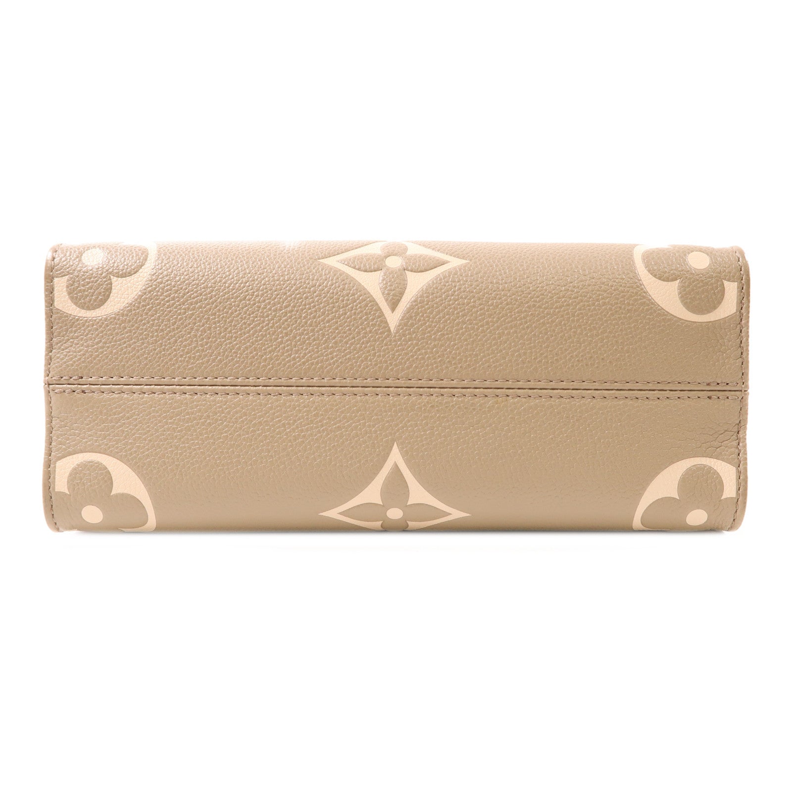 LOUIS VUITTON Monogram Empreinte OnTheGo PM金扣手挽肩背兩用袋灰色