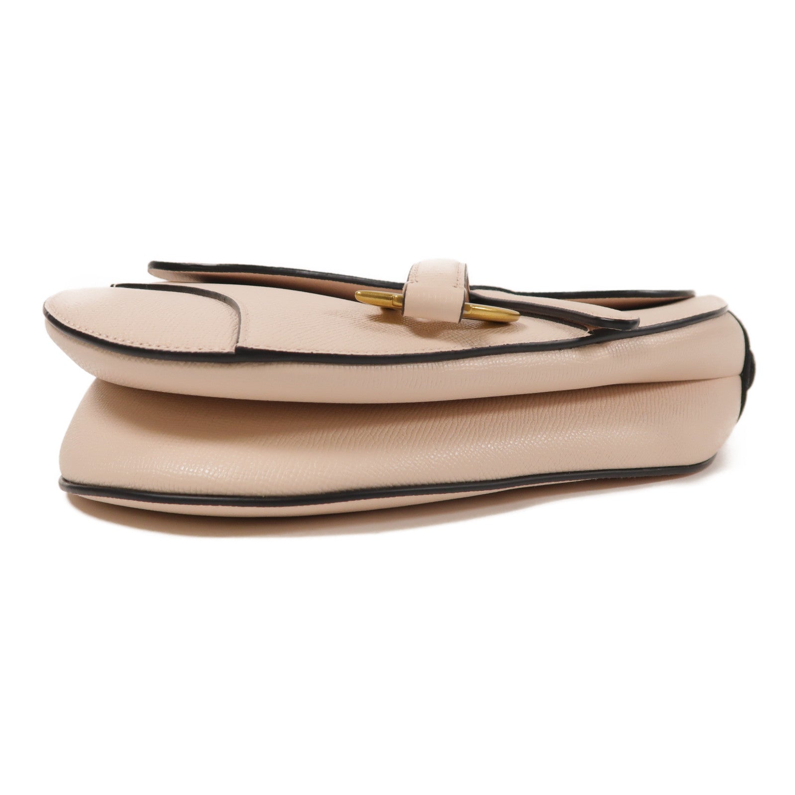Dior 牛皮皮革Saddle Medium金扣手挽肩背兩用袋