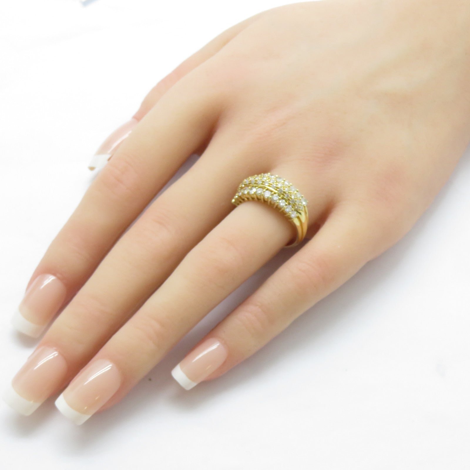 JEWELRY 18K黃金Diamond Ring 1.50ct鑽石戒指US#7