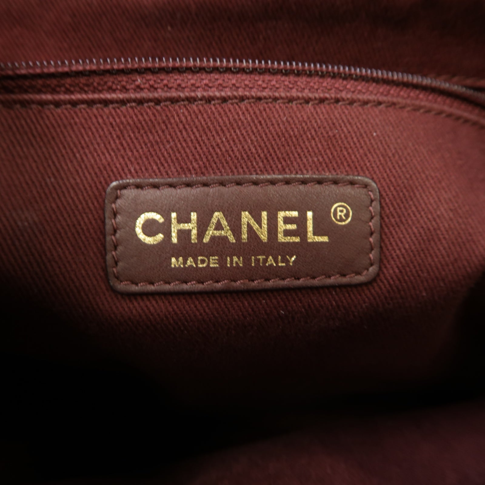 CHANEL 【清倉大減價】斜紋牛皮皮革Chain Shoulder Bag金扣肩背袋灰色