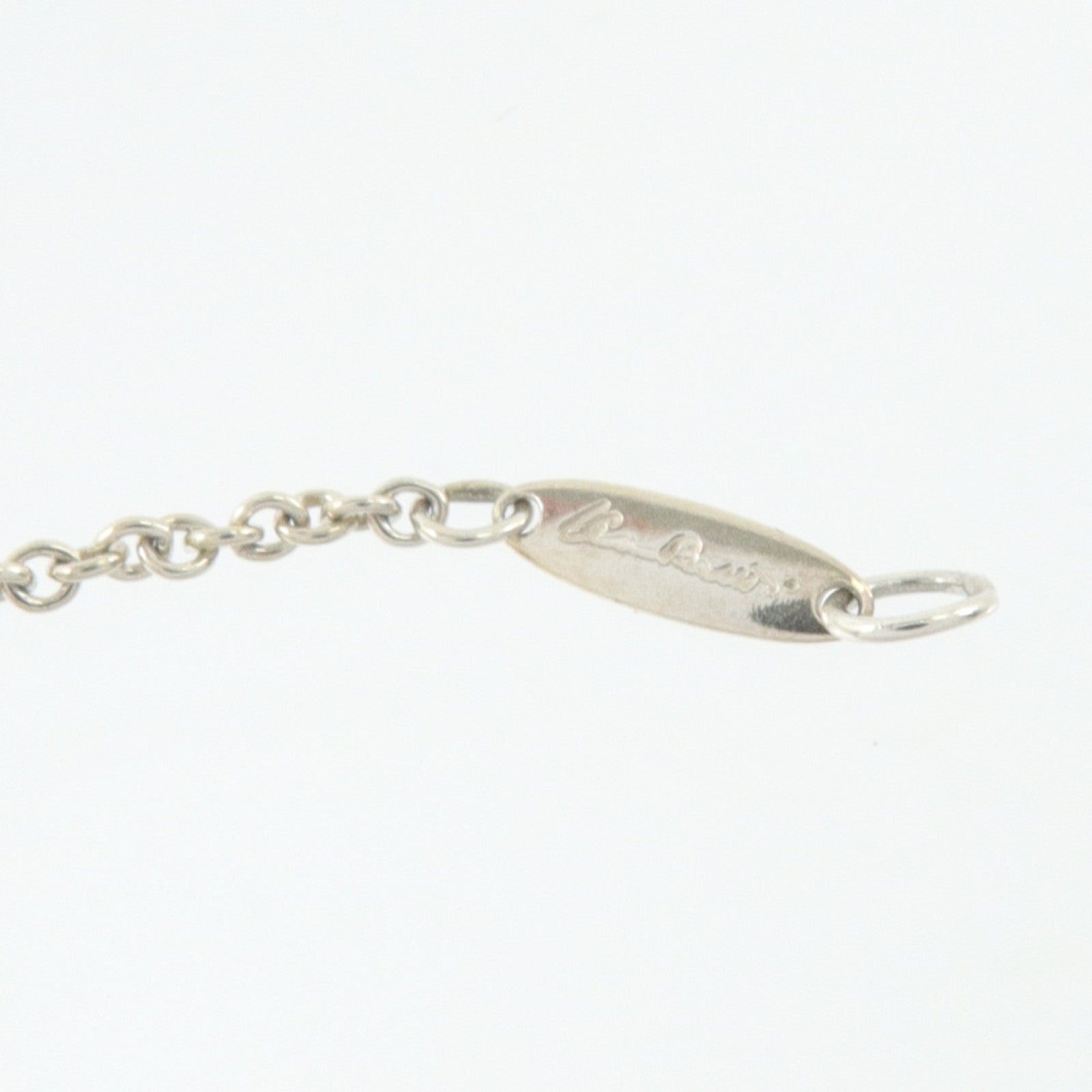 TIFFANY＆CO 925純銀Elsa Peretti Teardrop 5 Bracelet手鏈
