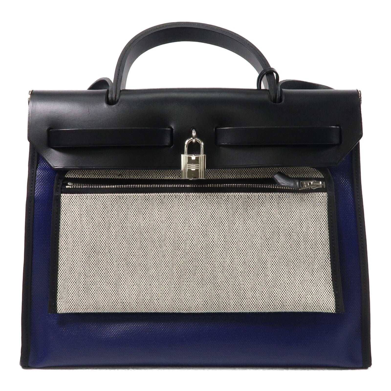 HERMES 塗層帆布Herbag PM手挽肩背兩用袋