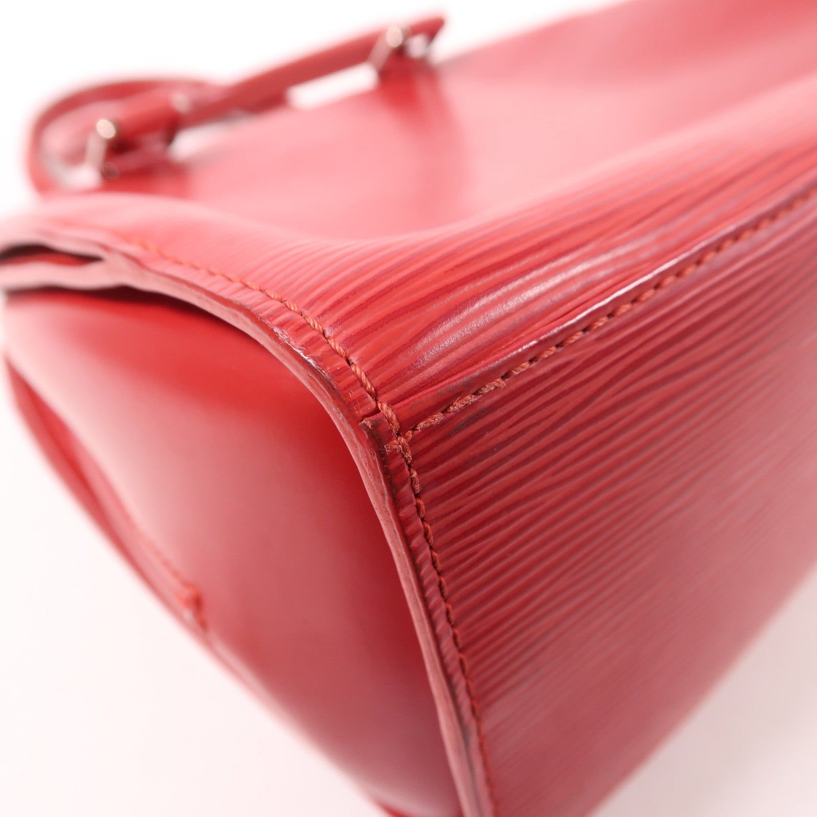 LOUIS VUITTON LV SHW Pont Neuf Hand Bag M52057 Epi Red