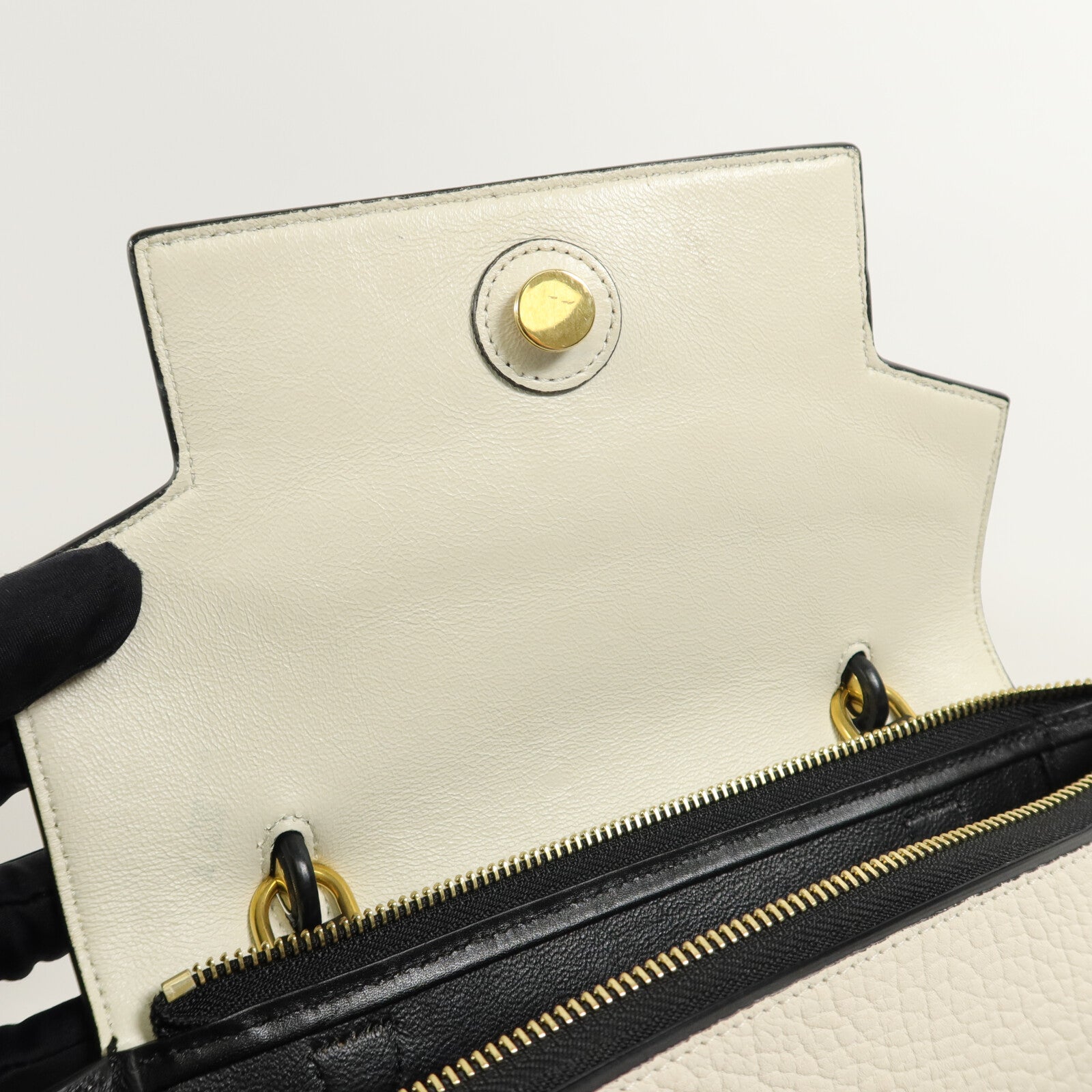 CELINE 牛皮皮革Micro Belt手挽肩背兩用袋