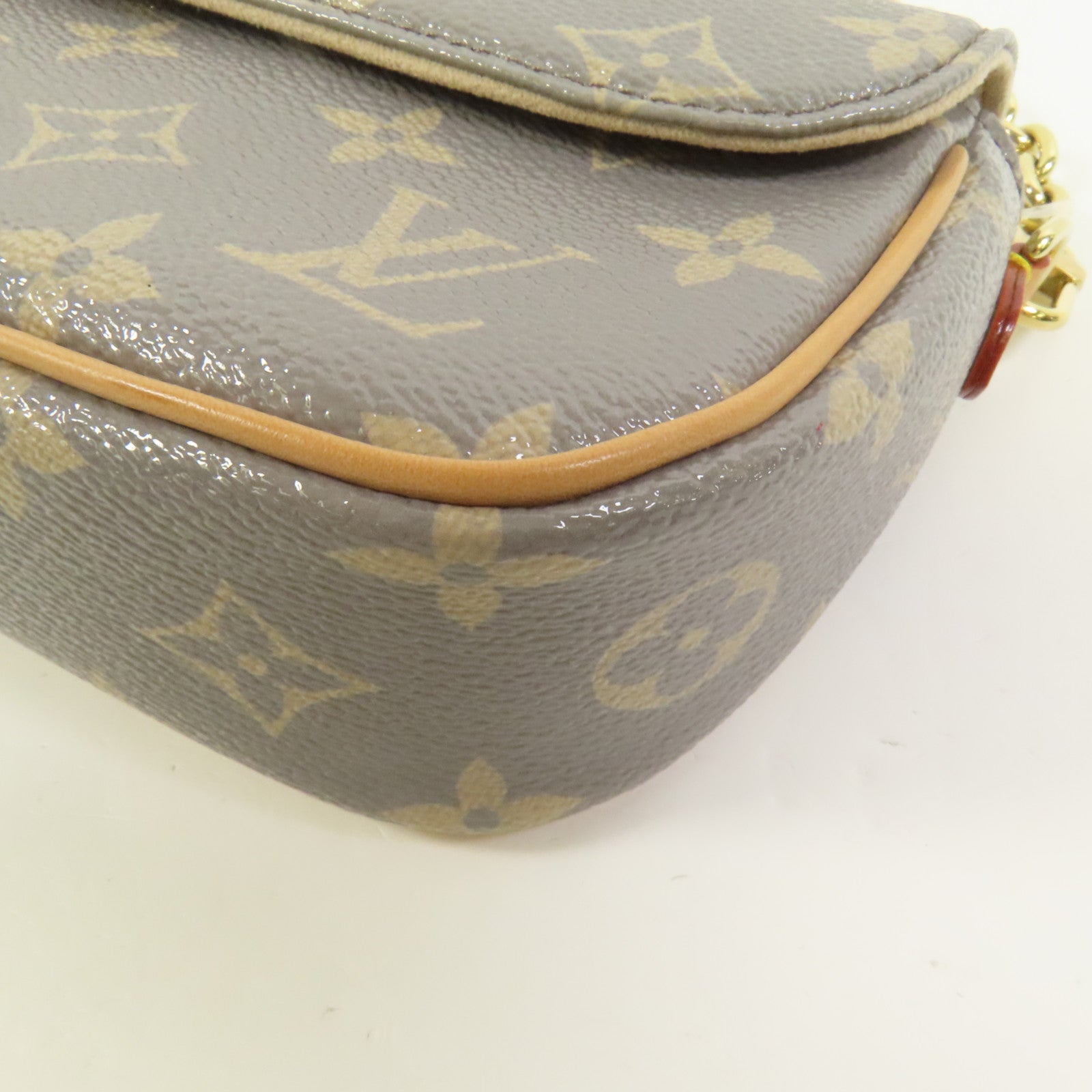 LOUIS VUITTON Monogram Wallet on Chain Ivy金扣鏈帶手挽肩背兩用袋