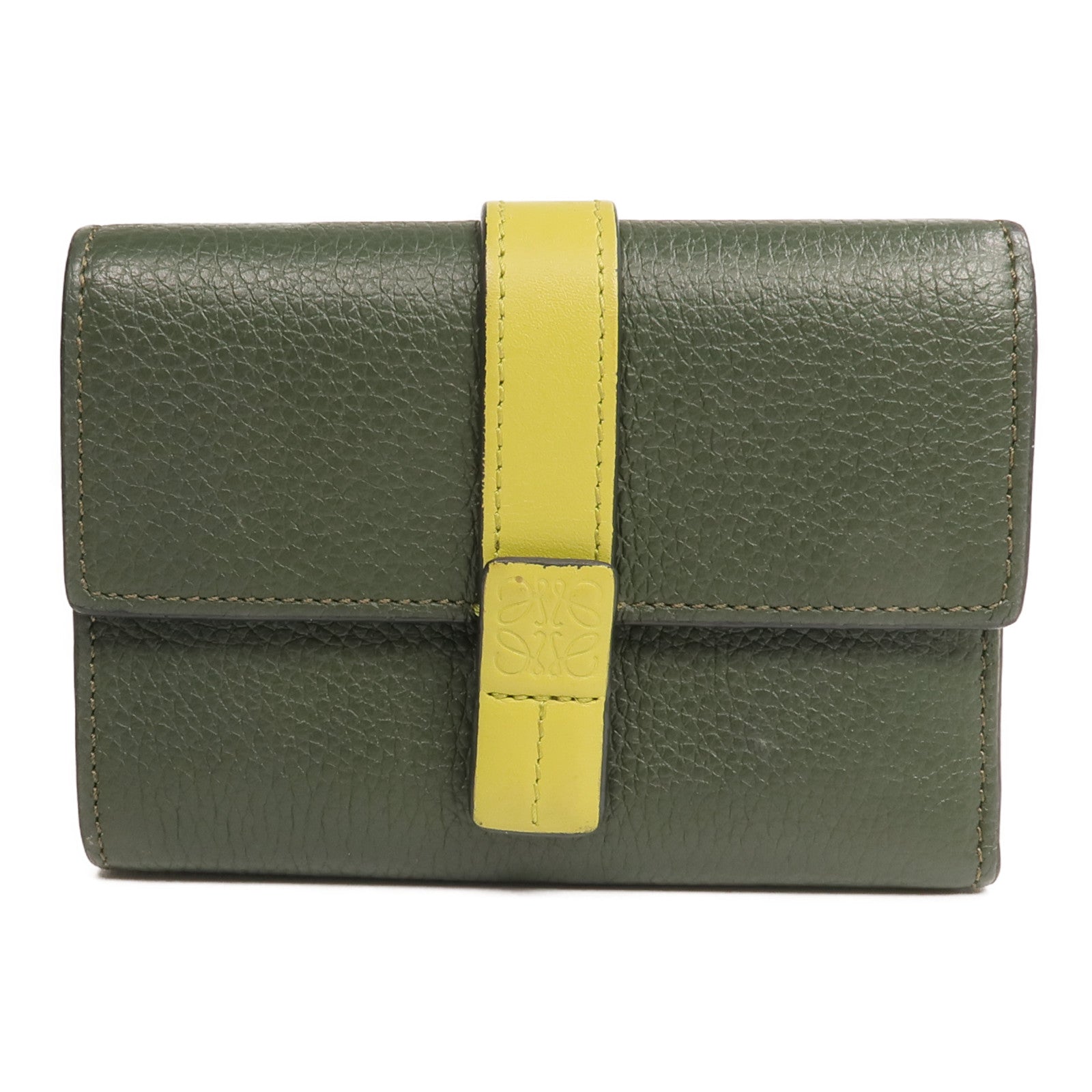 LOEWE 牛皮皮革Small Vertical Wallet錢包