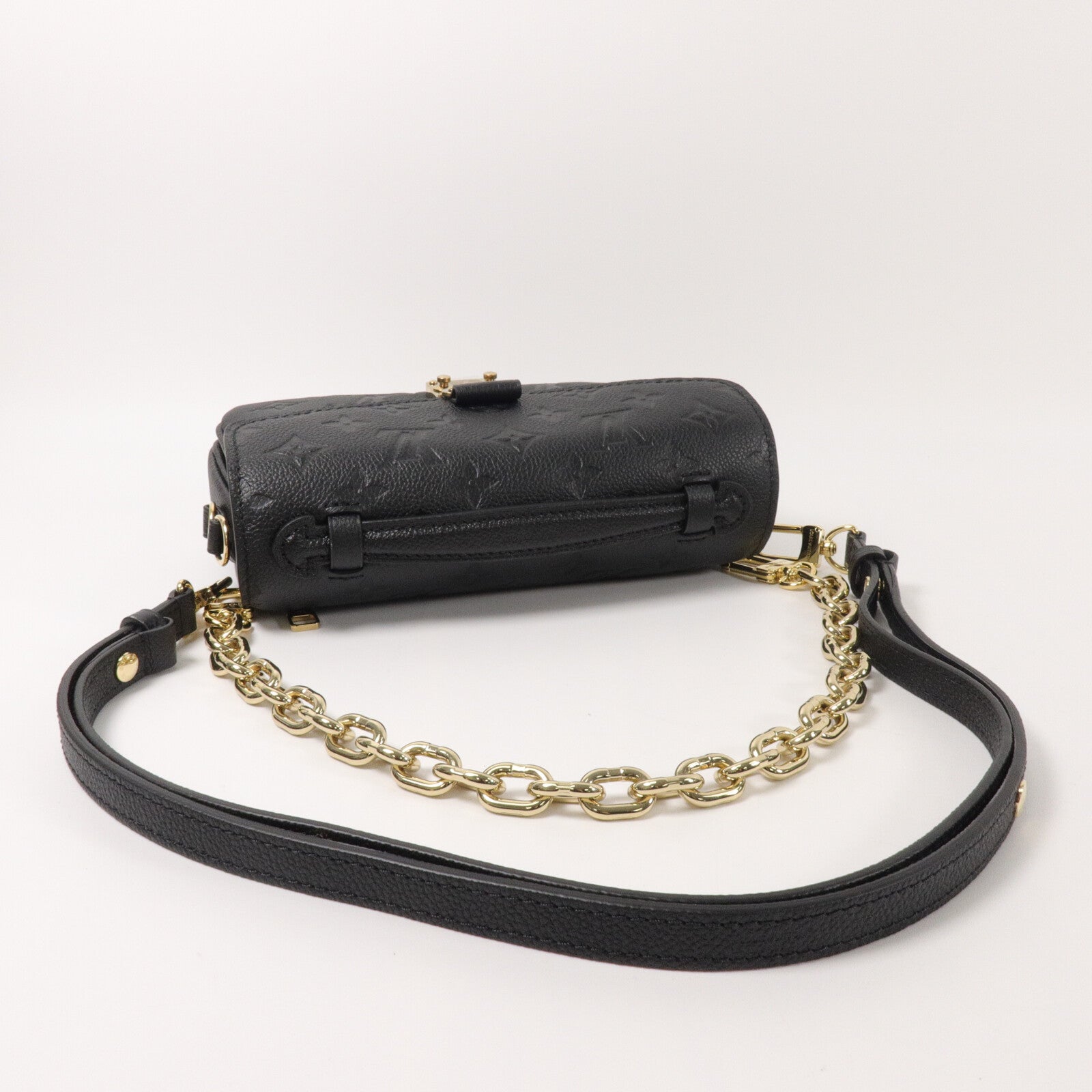 LOUIS VUITTON Monogram Empreinte Pochette Metis East West手挽肩背兩用袋