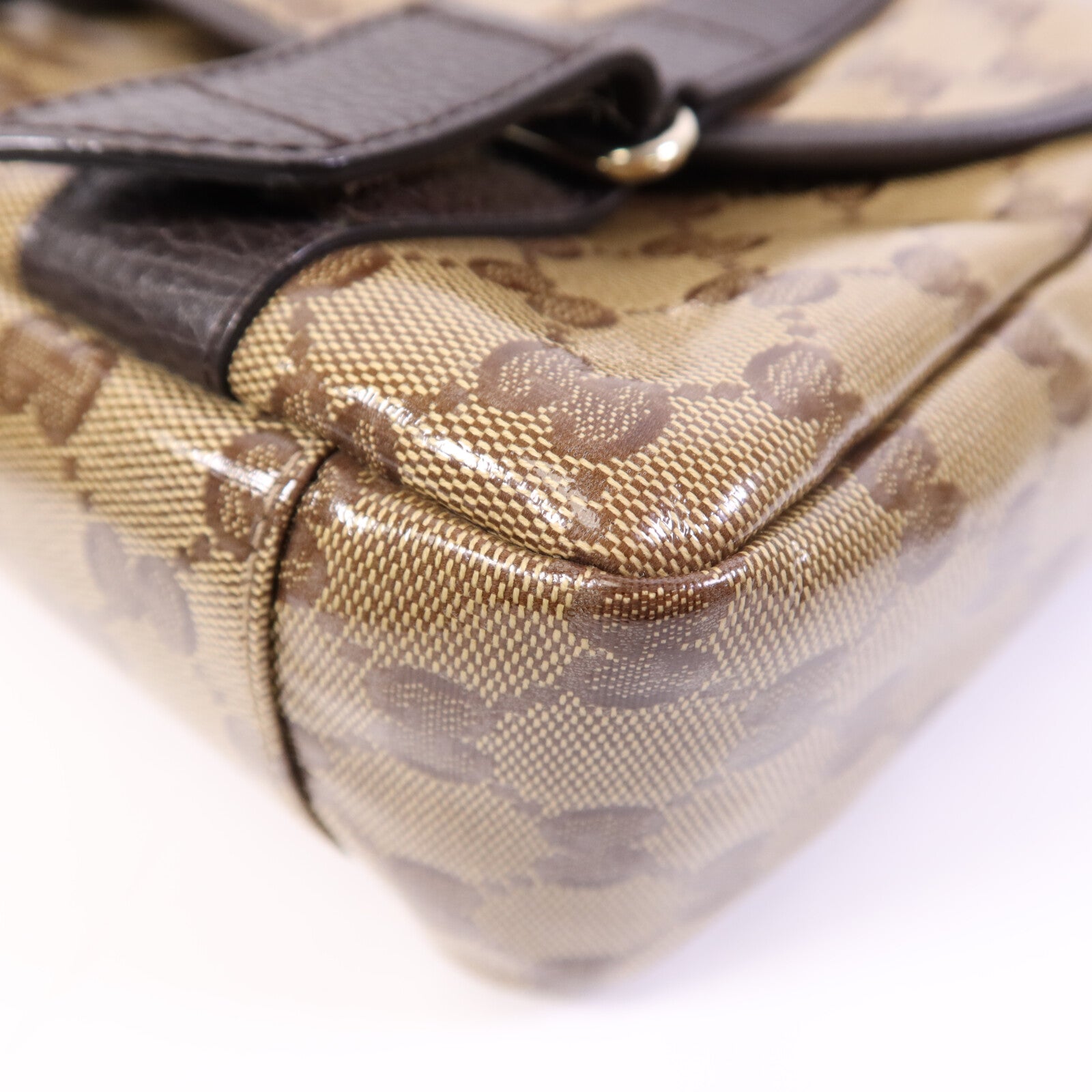 GUCCI 【激減優惠】PVC Diamante Mesher銀扣肩背袋