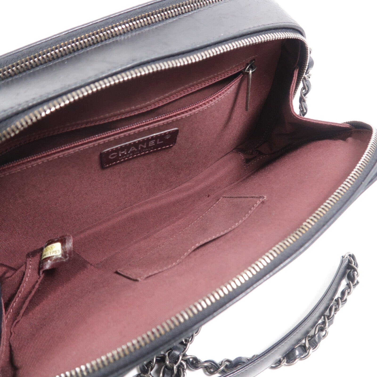 CHANEL 牛皮皮革Shoulder Bag鏈帶肩背袋