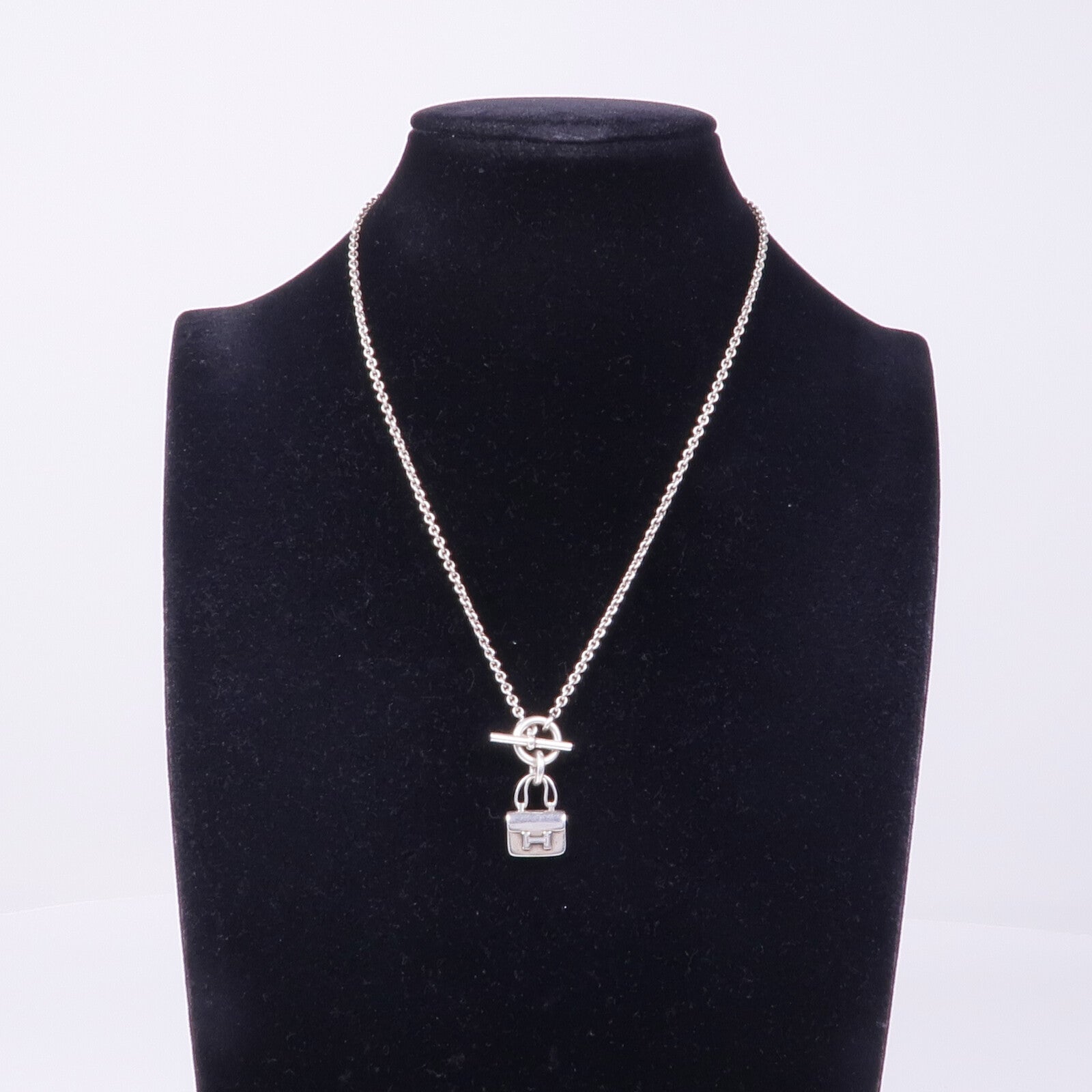 HERMES 925純銀Amulettes Constance Pendant項鍊