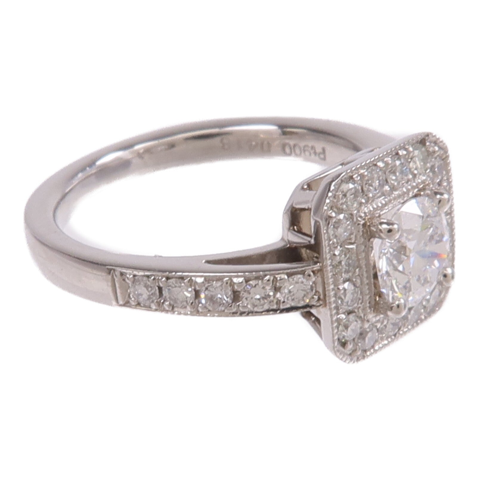 JEWELRY 【激減優惠】18K白金Diamond Ring鑽石戒指US#4.25