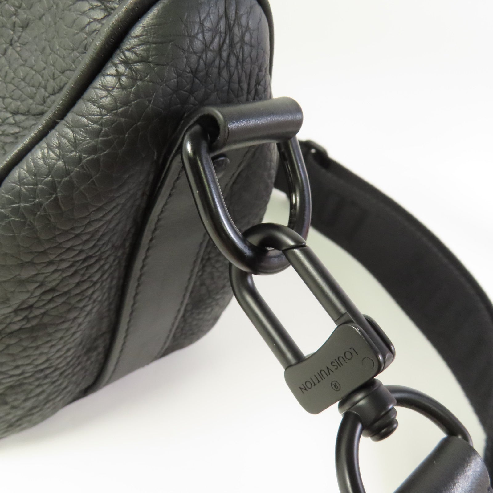 LOUIS VUITTON Taurillon Monogram Keepall Bandouliere 25手挽肩背兩用袋
