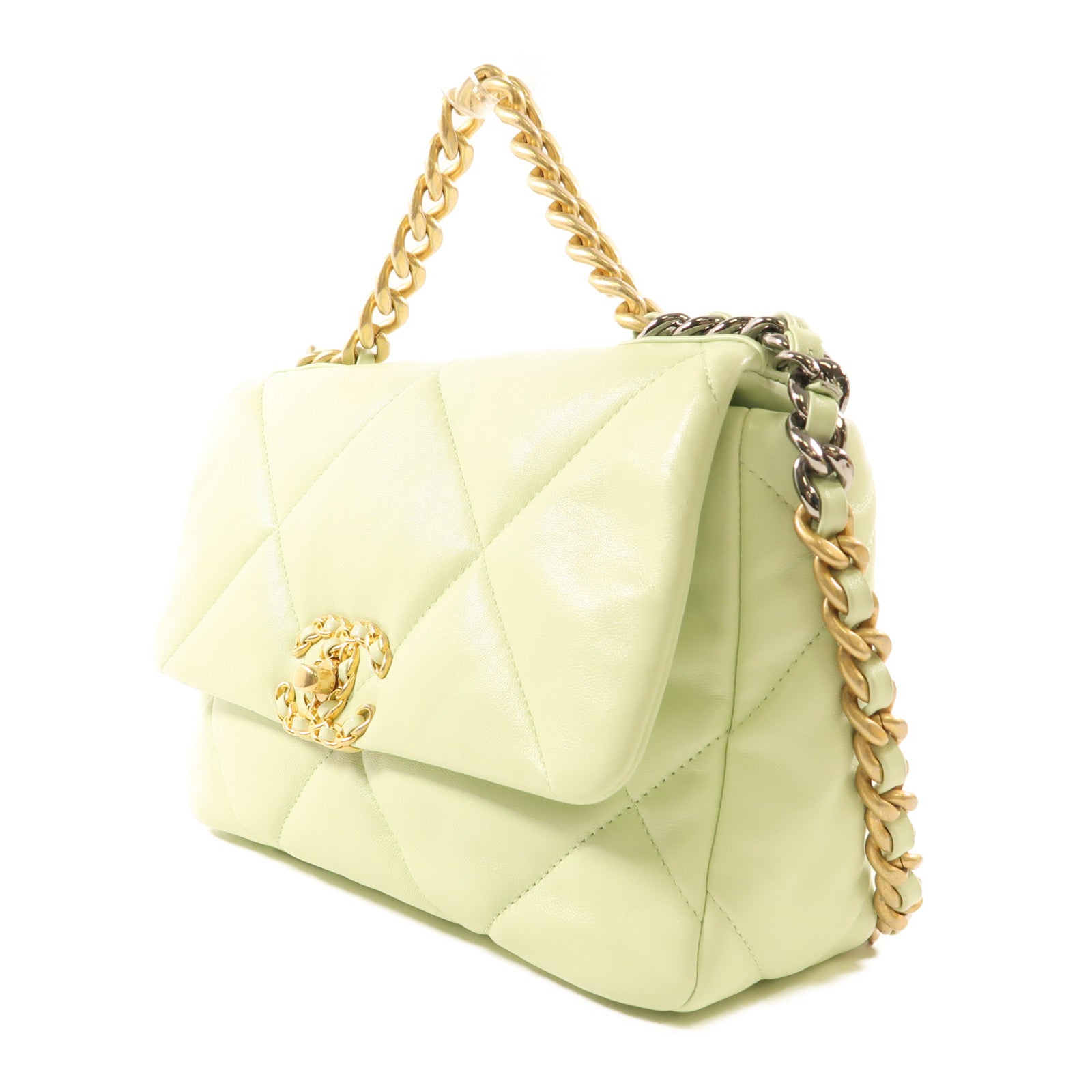 CHANEL 皮革Chanel 19 Small手挽肩背兩用袋