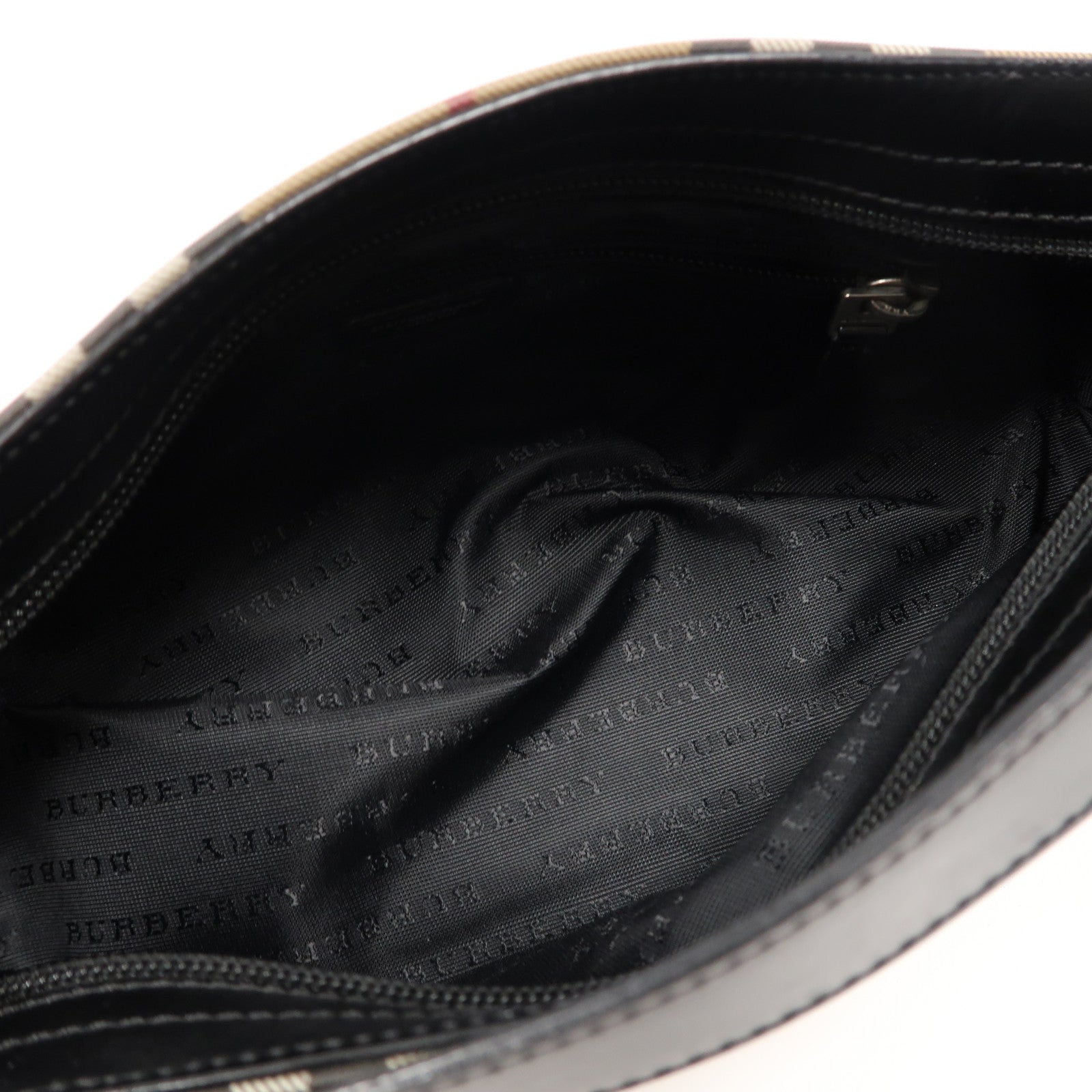 BURBERRY 【激減優惠】塗層帆布Hand Bag銀扣手挽袋米色