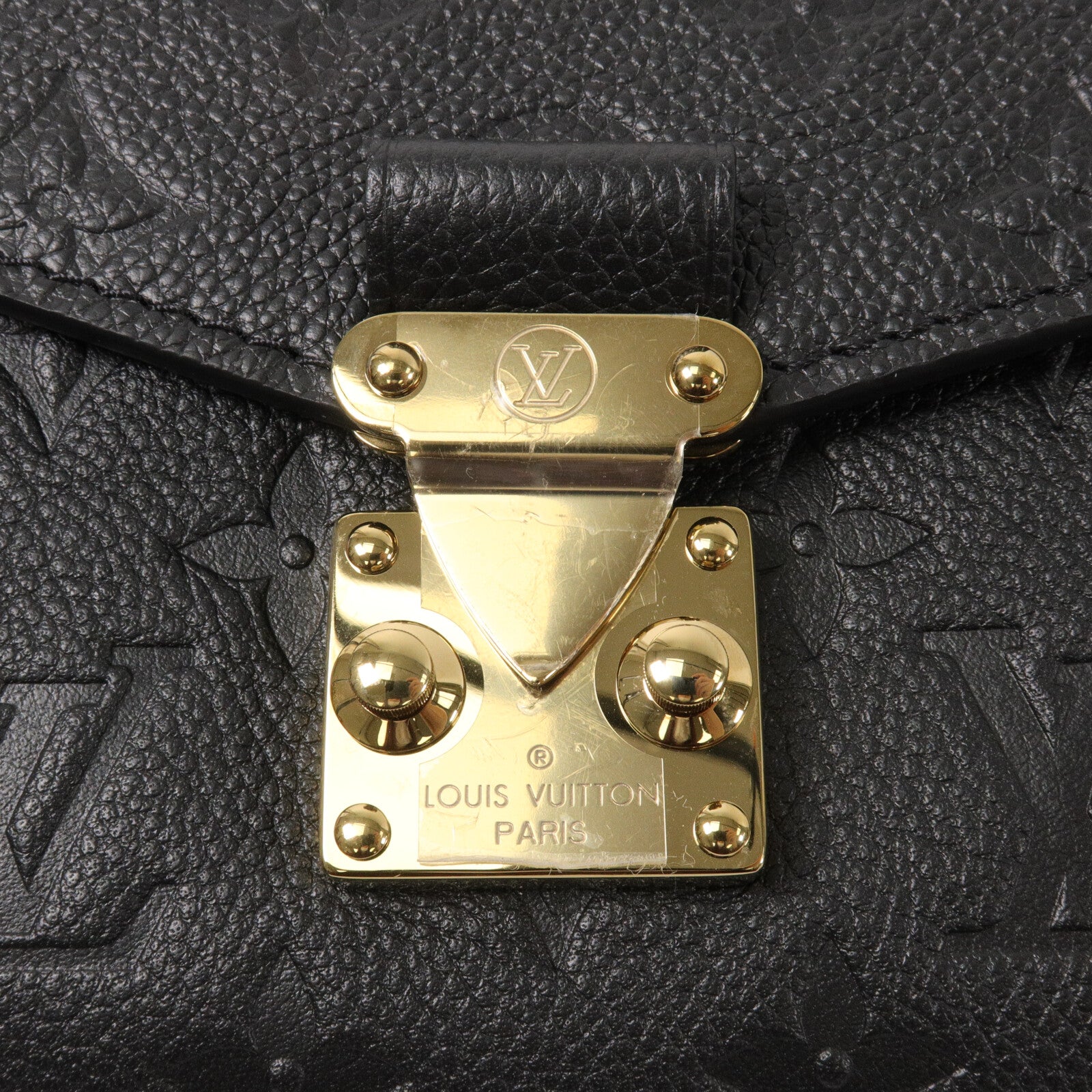 LOUIS VUITTON Monogram Empreinte Pochette Metis East West手挽肩背兩用袋