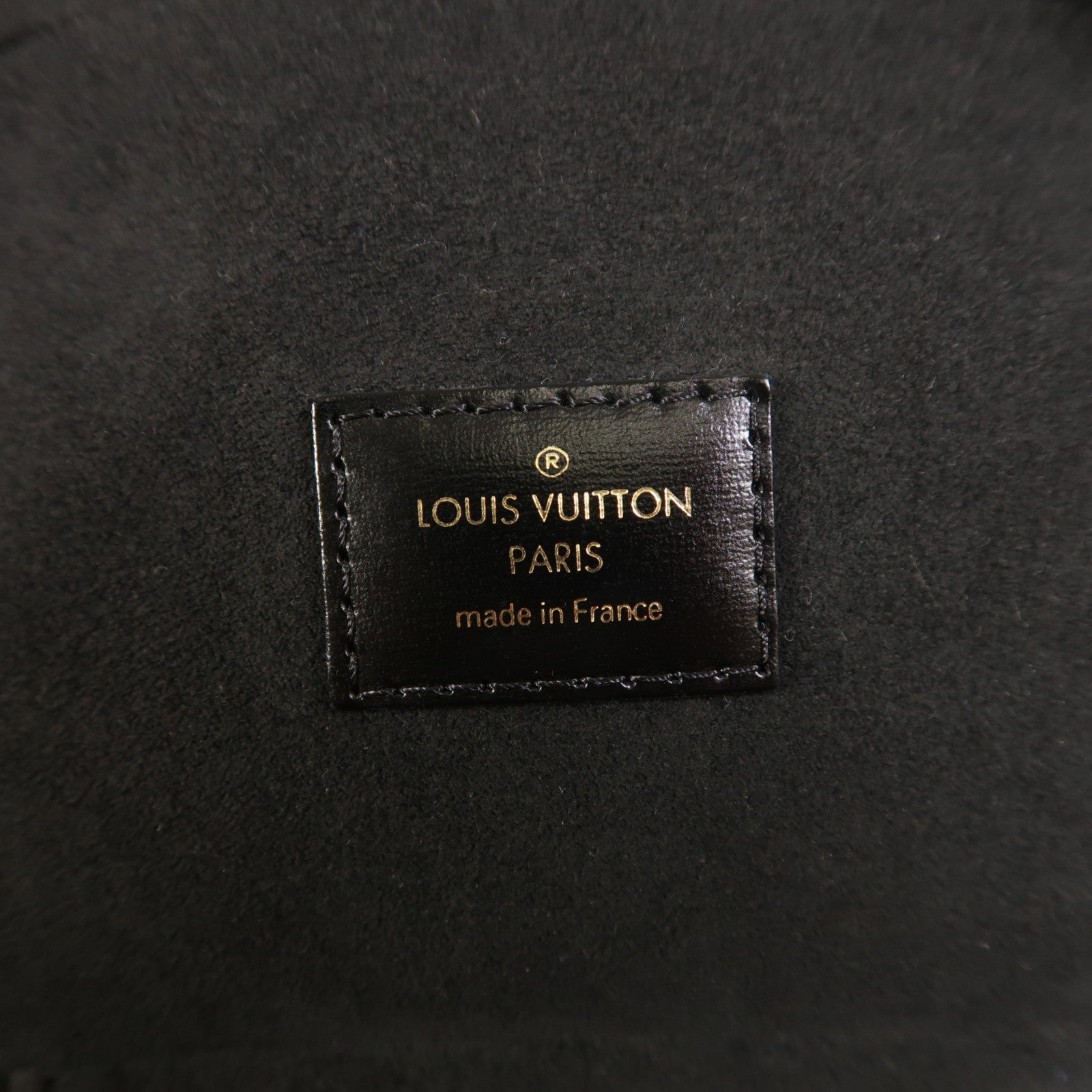 LOUIS VUITTON Monogram Reverse Vanity PM金扣手挽肩背兩用袋棕色