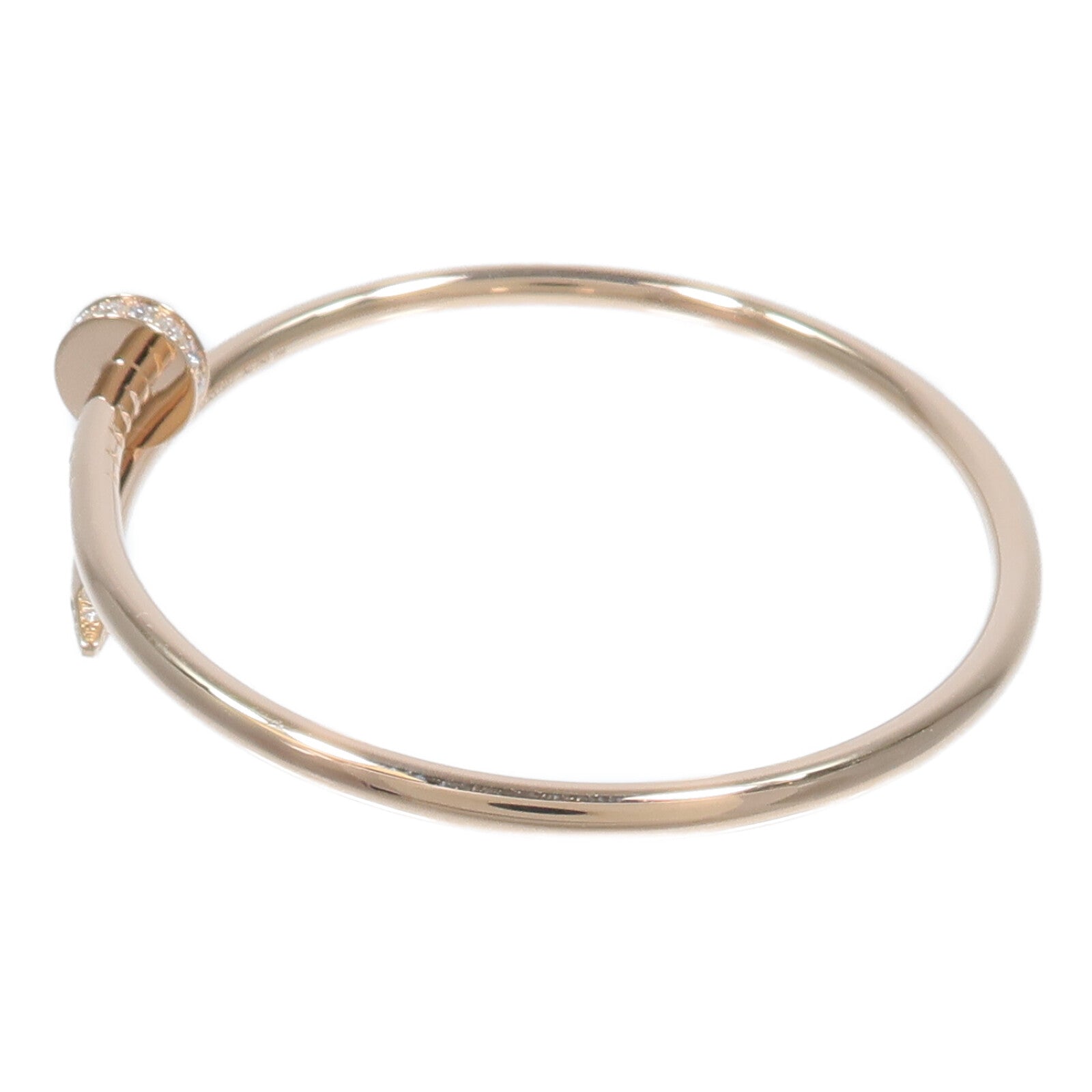 CARTIER 18K玫瑰金Juste Un Clou Bracelet鑽石手鏈
