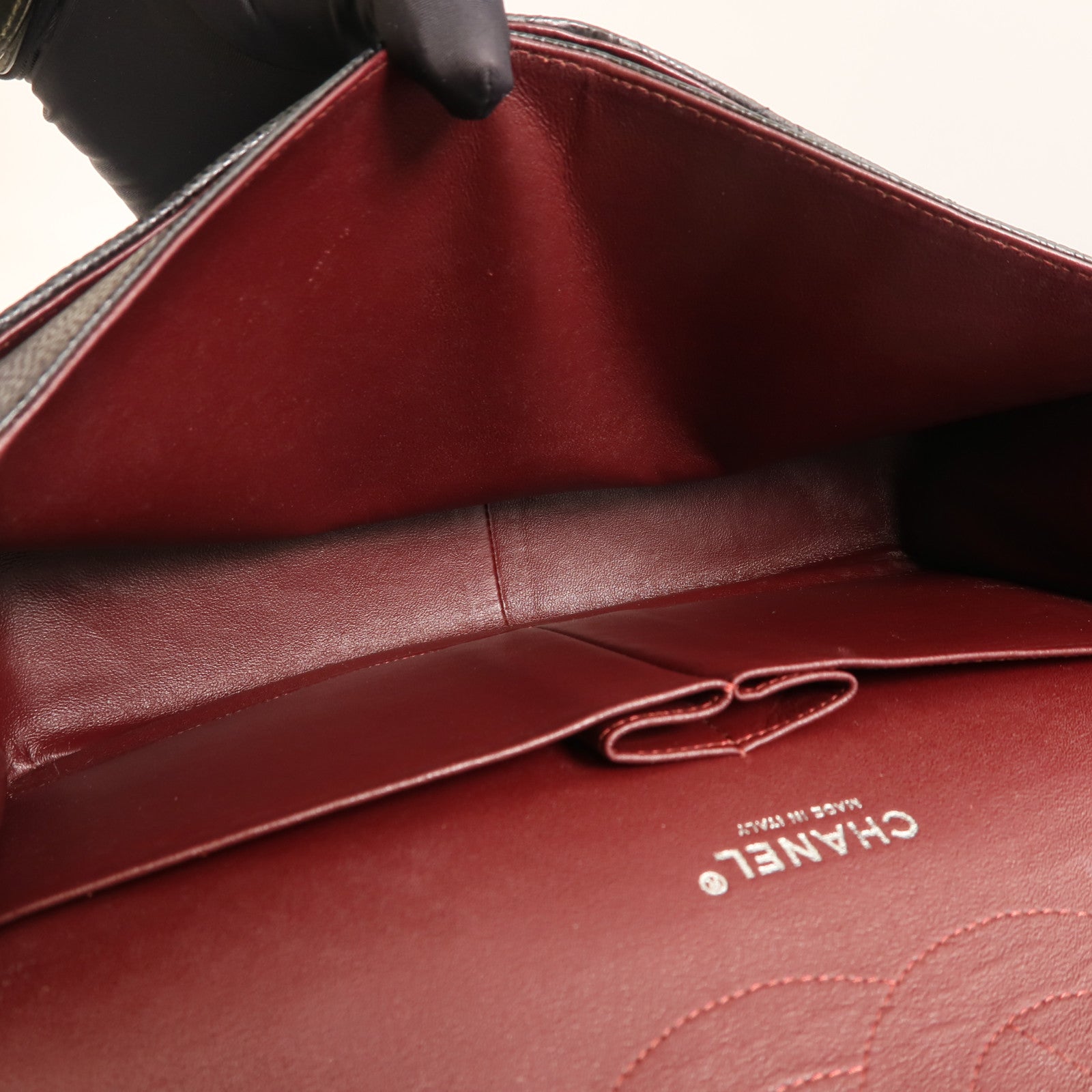 CHANEL CC SHW Large Classic Chain Shoulder Bag A58600 Calfskin Leather Black