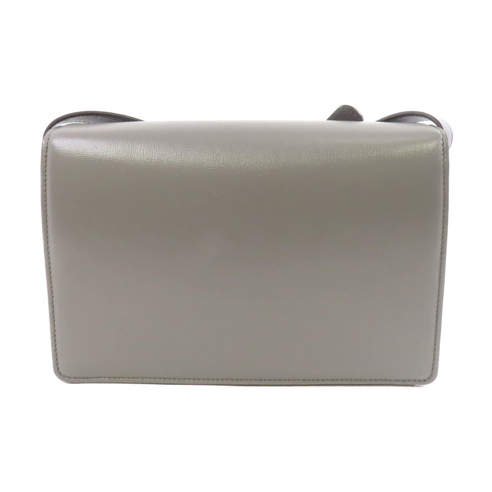 GUCCI GG GHW Shoulder Bag Crossbody 589474 Calfskin Leather Gray