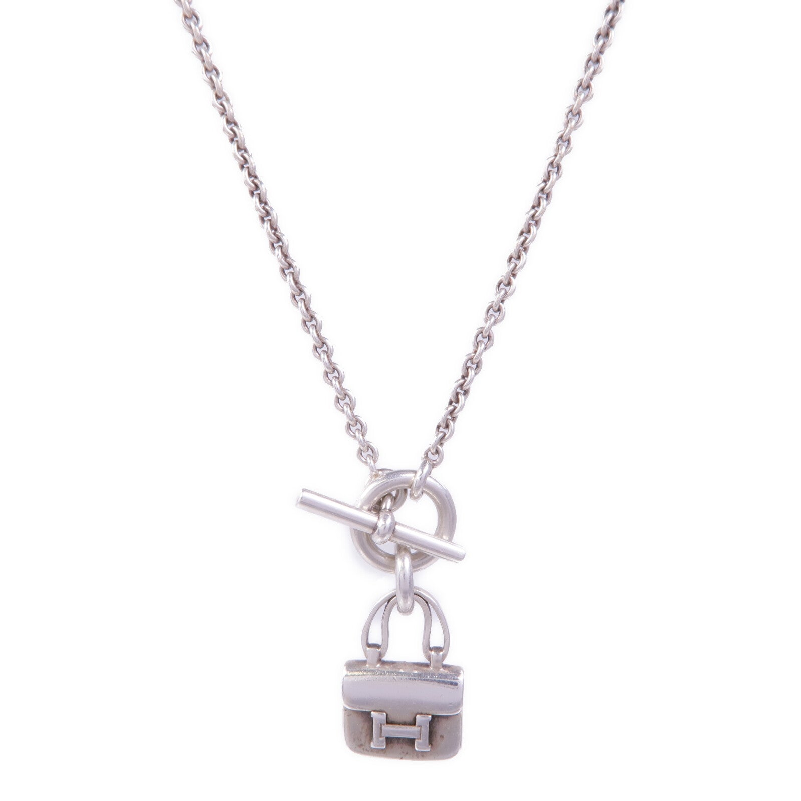 HERMES 925純銀Amulettes Constance Pendant項鍊