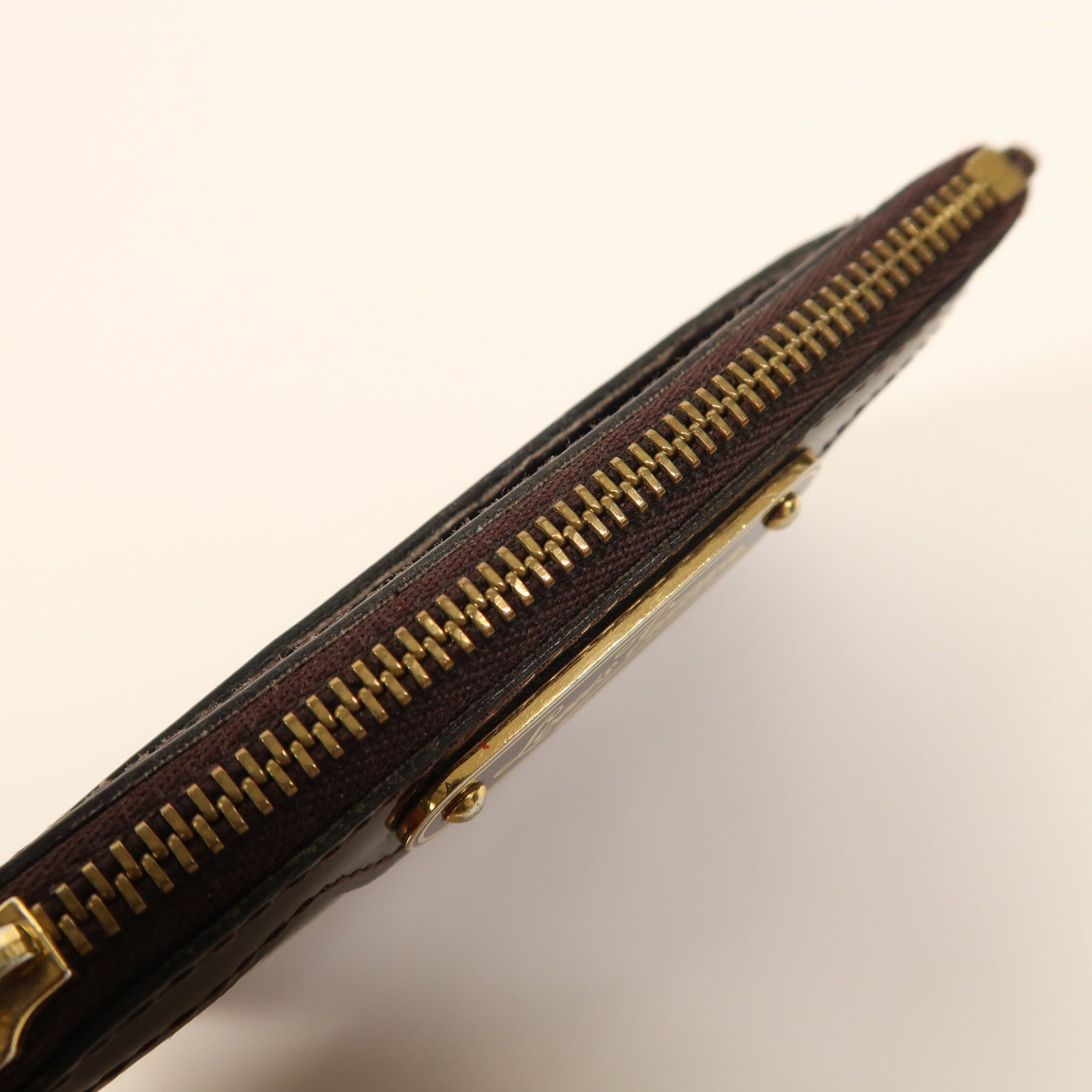 LOUIS VUITTON Monogram Vernis Coin Purse金扣零錢包