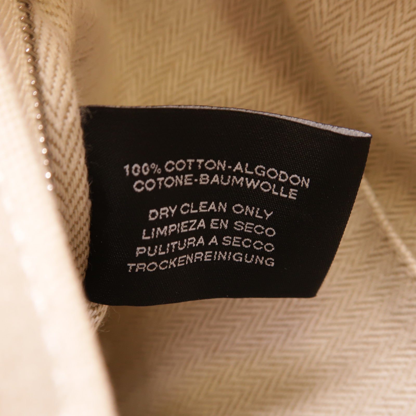 HERMES 帆布Bride a Brac GM銀扣手挽袋